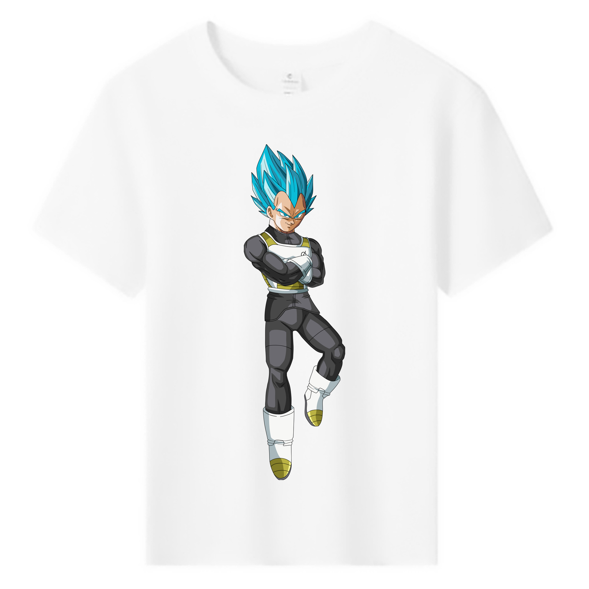 （画像用） ドラゴンボール ベジータ四世（Bejīta Yonsei）DRAGON BALL Vegeta IV 綿100％キッズTシャツ（フロントプリント）