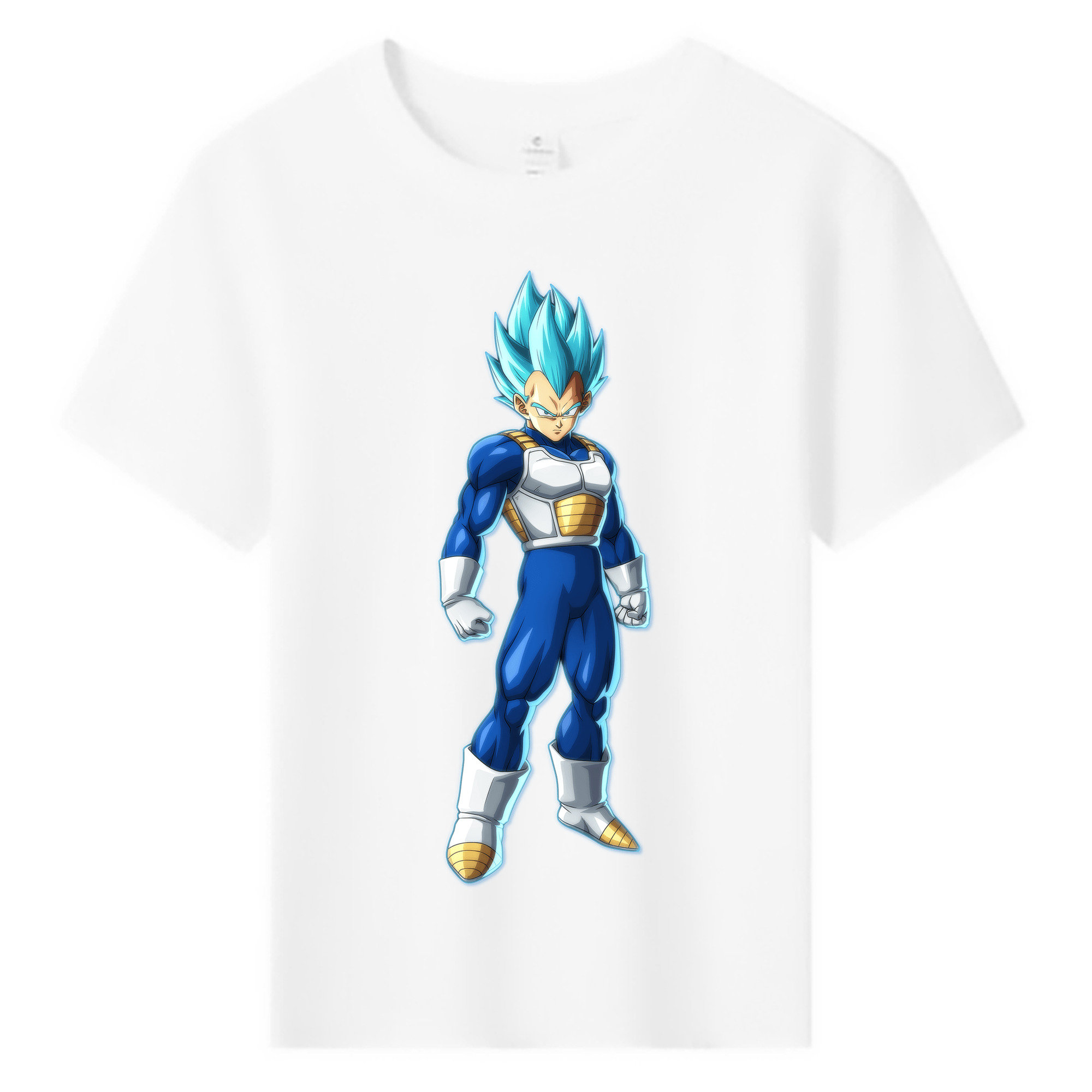 （画像用） ドラゴンボール ベジータ四世（Bejīta Yonsei）DRAGON BALL Vegeta IV 綿100％キッズTシャツ（フロントプリント）