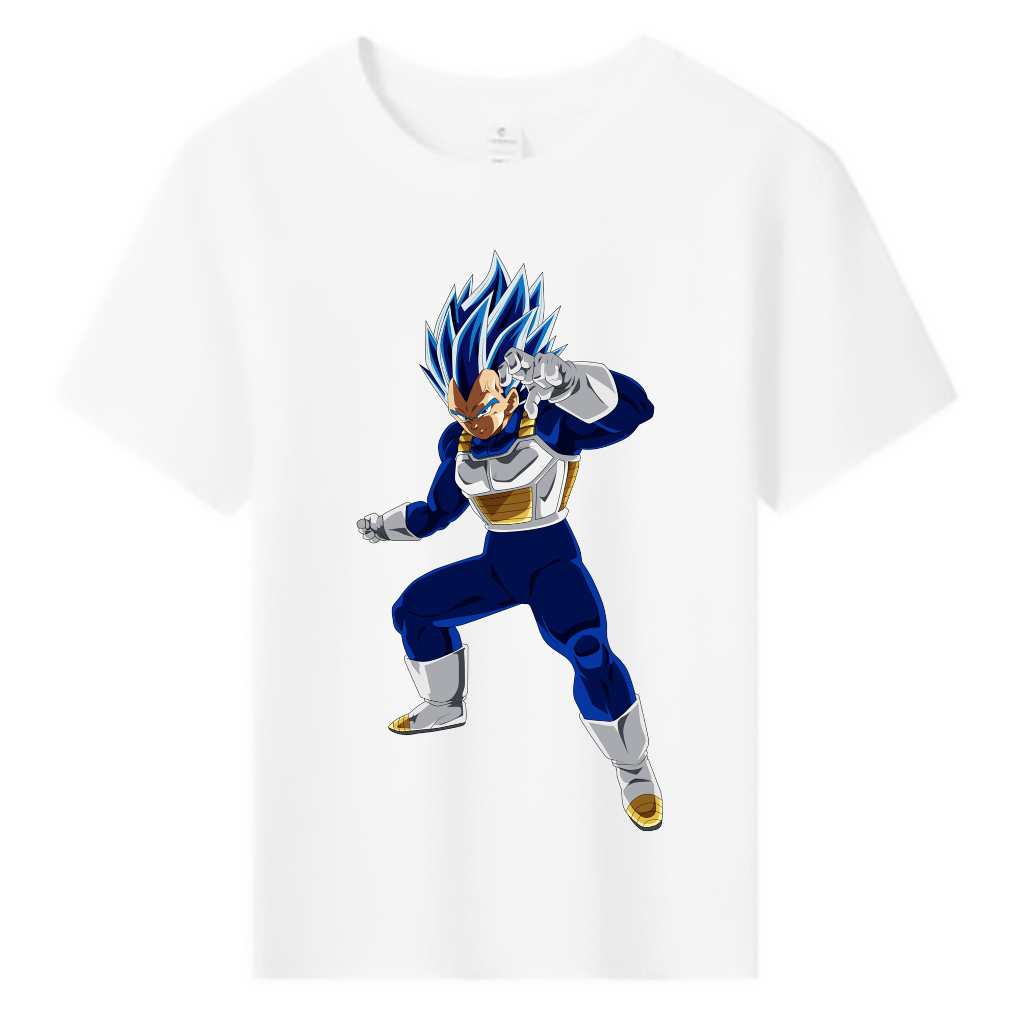 （画像用） ドラゴンボール ベジータ四世（Bejīta Yonsei）DRAGON BALL Vegeta IV 綿100％キッズTシャツ（フロントプリント）