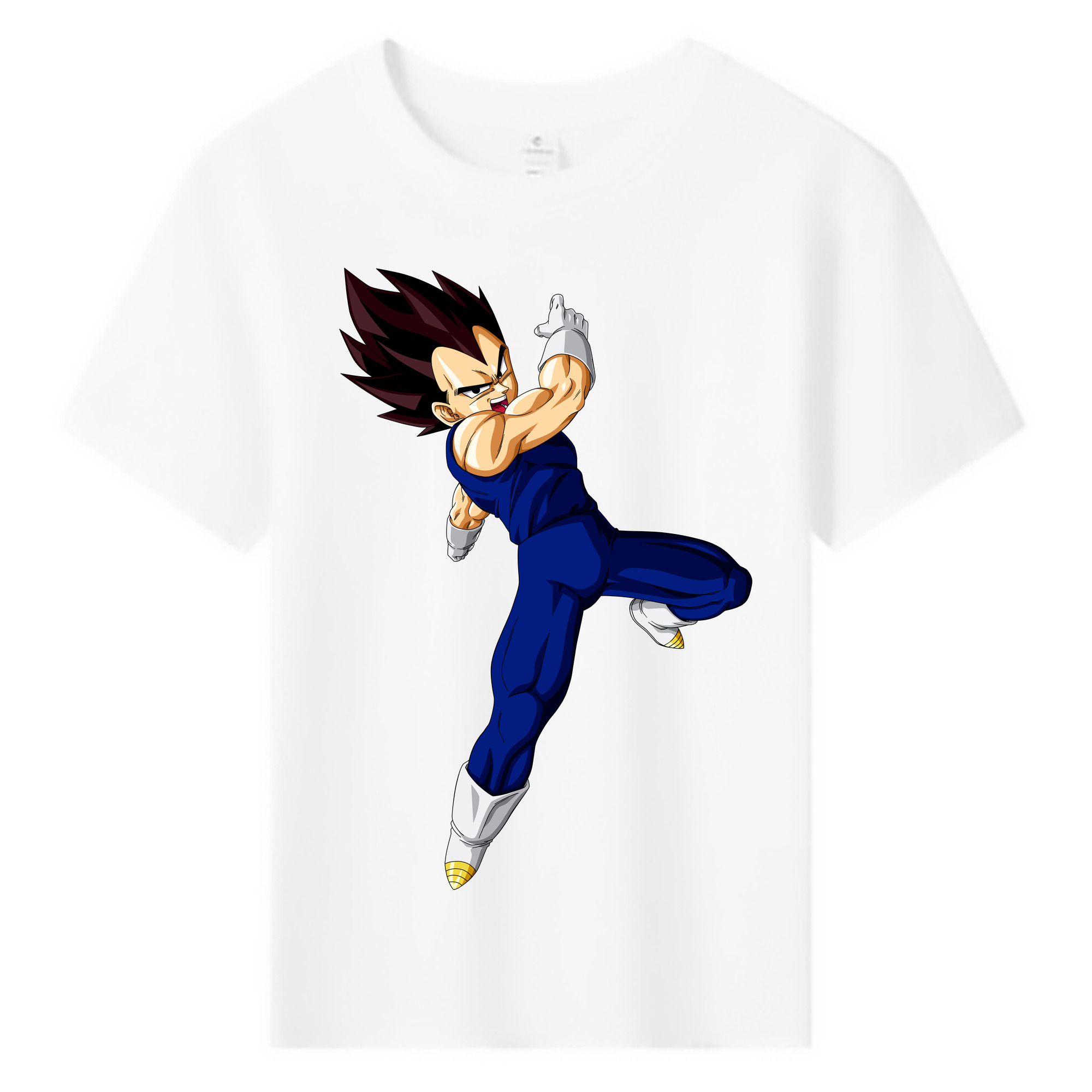 （画像用） ドラゴンボール ベジータ四世（Bejīta Yonsei）DRAGON BALL Vegeta IV 綿100％キッズTシャツ（フロントプリント）