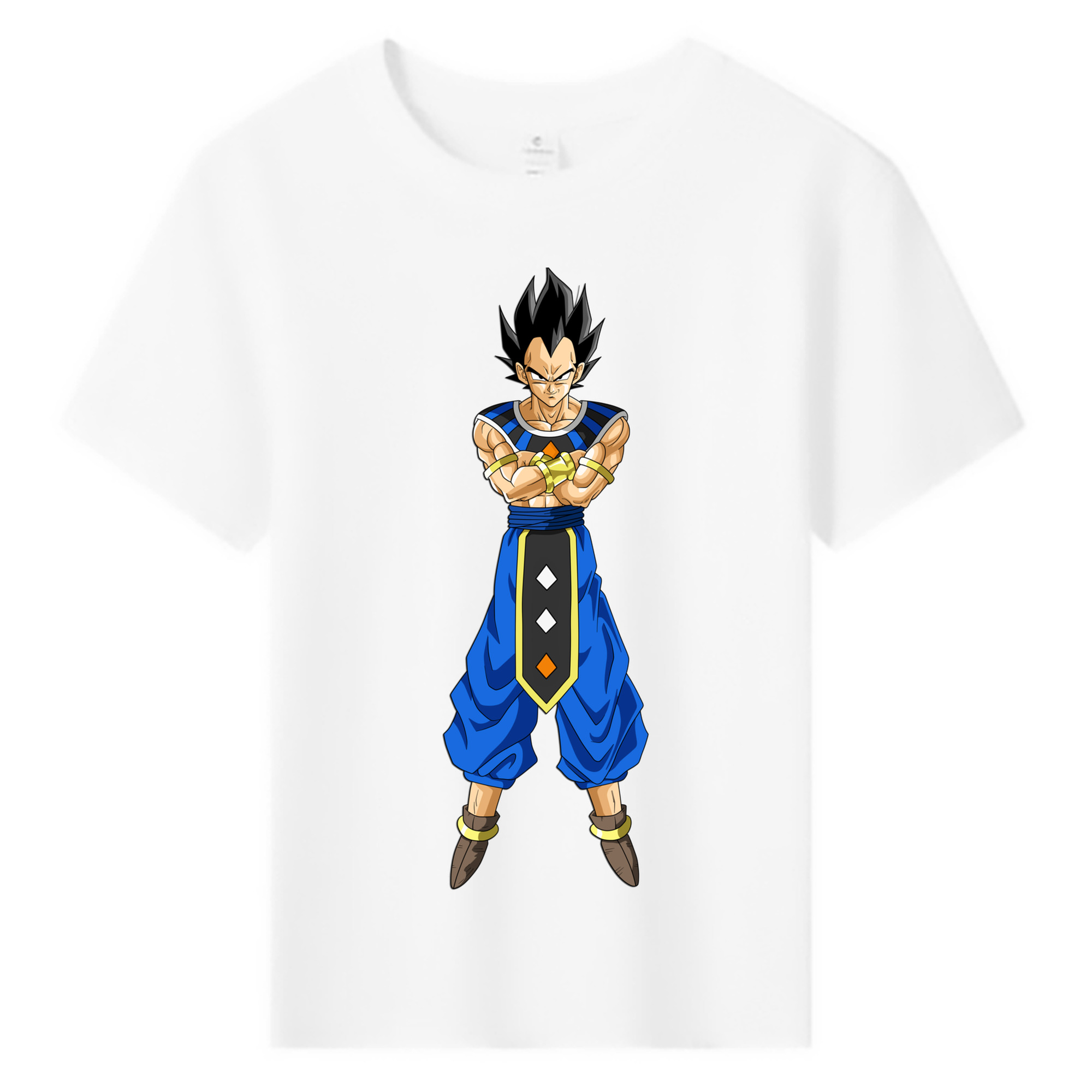 （画像用） ドラゴンボール ベジータ四世（Bejīta Yonsei）DRAGON BALL Vegeta IV 綿100％キッズTシャツ（フロントプリント）