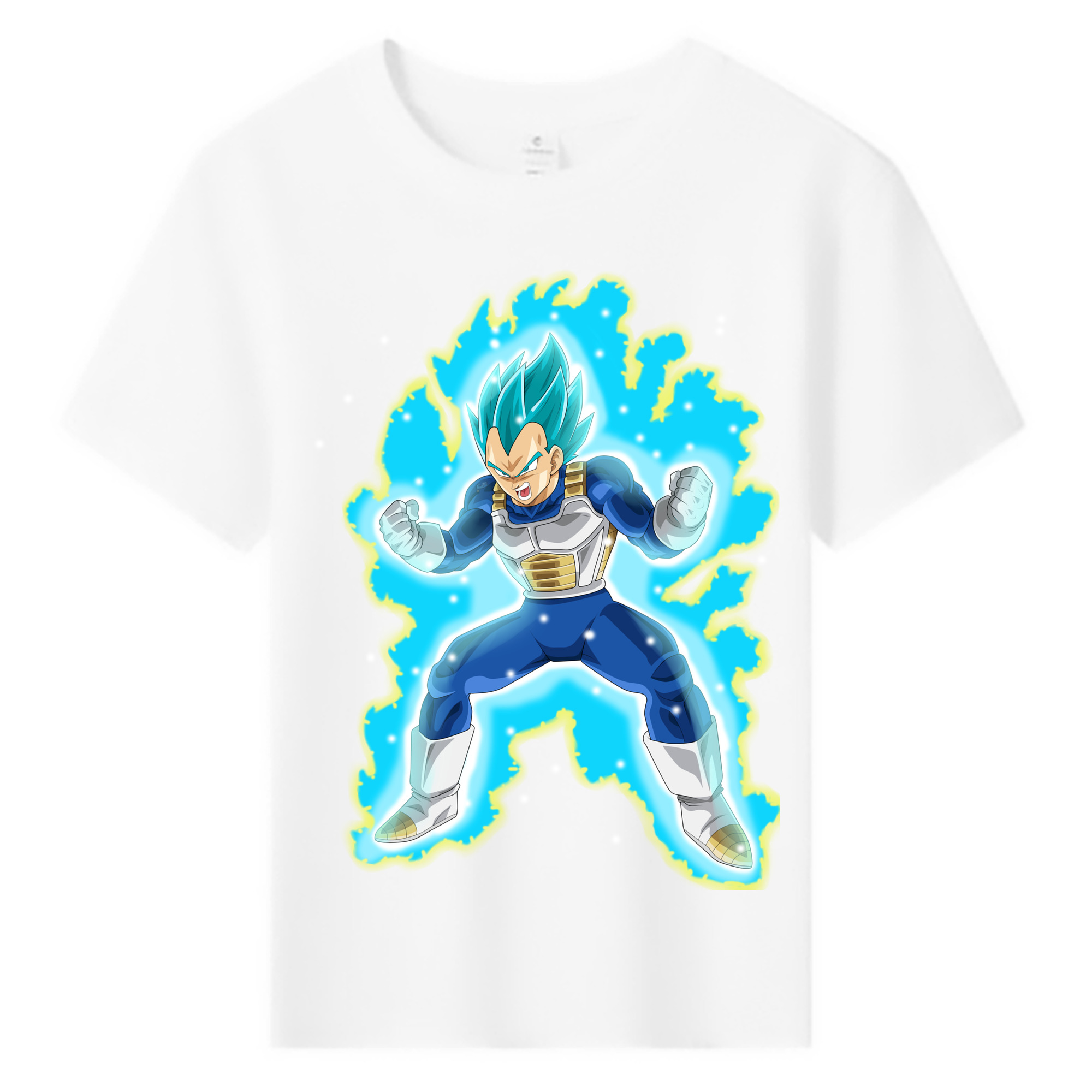（画像用） ドラゴンボール ベジータ四世（Bejīta Yonsei）DRAGON BALL Vegeta IV 綿100％キッズTシャツ（フロントプリント）