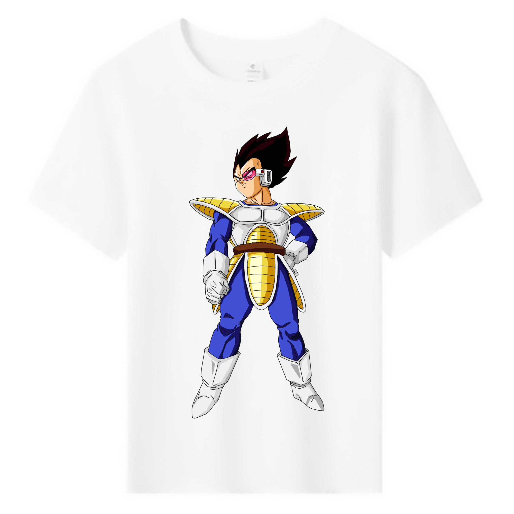 （画像用） ドラゴンボール ベジータ四世（Bejīta Yonsei）DRAGON BALL Vegeta IV 綿100％キッズTシャツ（フロントプリント）