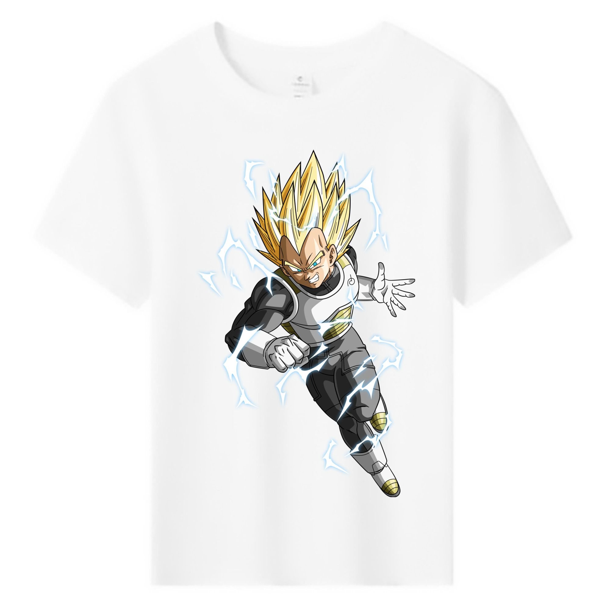 （画像用） ドラゴンボール ベジータ四世（Bejīta Yonsei）DRAGON BALL Vegeta IV 綿100％キッズTシャツ（フロントプリント）