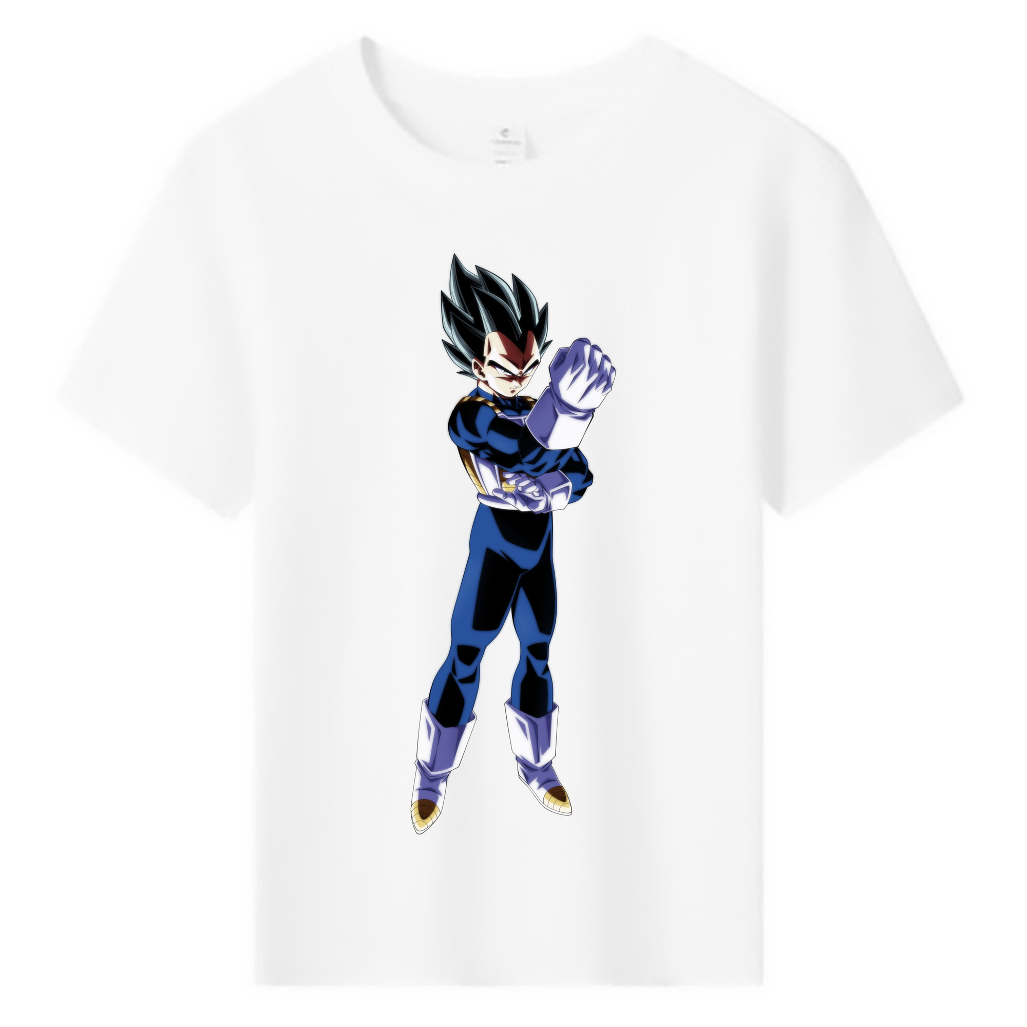 （画像用） ドラゴンボール ベジータ四世（Bejīta Yonsei）DRAGON BALL Vegeta IV 綿100％キッズTシャツ（フロントプリント）