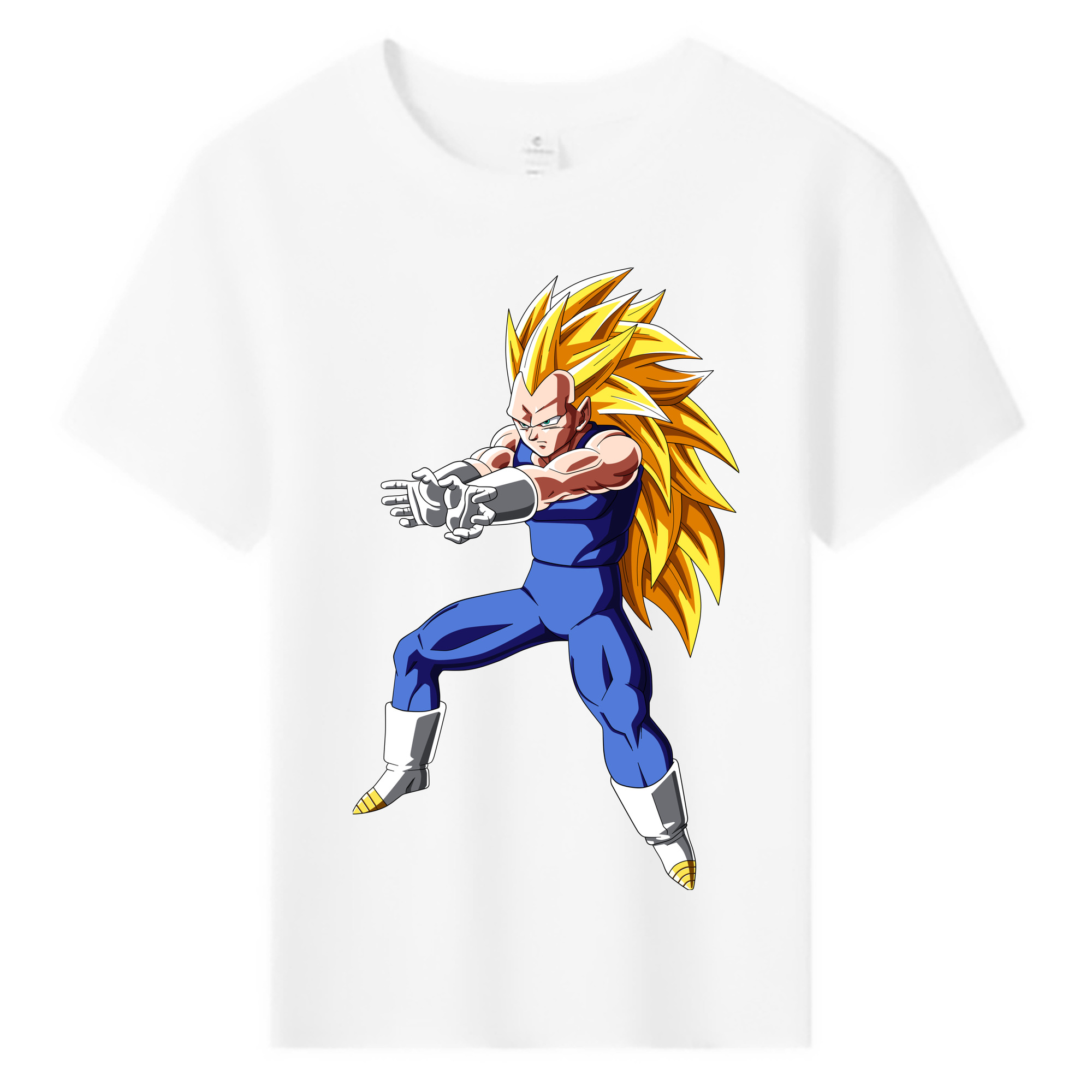 （画像用） ドラゴンボール ベジータ四世（Bejīta Yonsei）DRAGON BALL Vegeta IV 綿100％キッズTシャツ（フロントプリント）