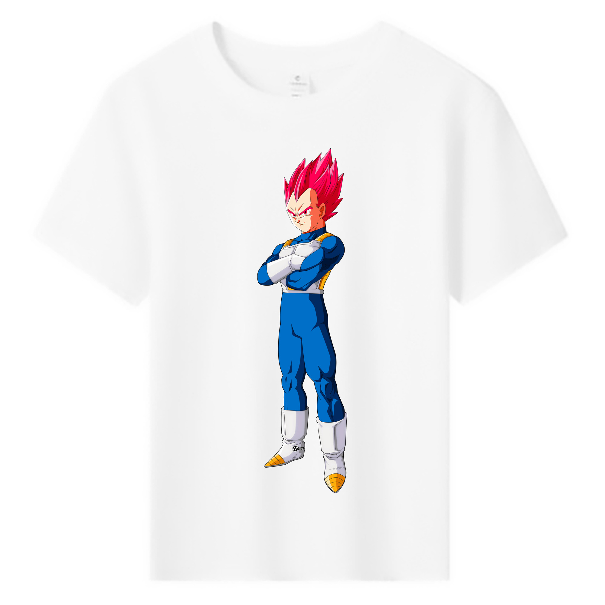 （画像用） ドラゴンボール ベジータ四世（Bejīta Yonsei）DRAGON BALL Vegeta IV 綿100％キッズTシャツ（フロントプリント）