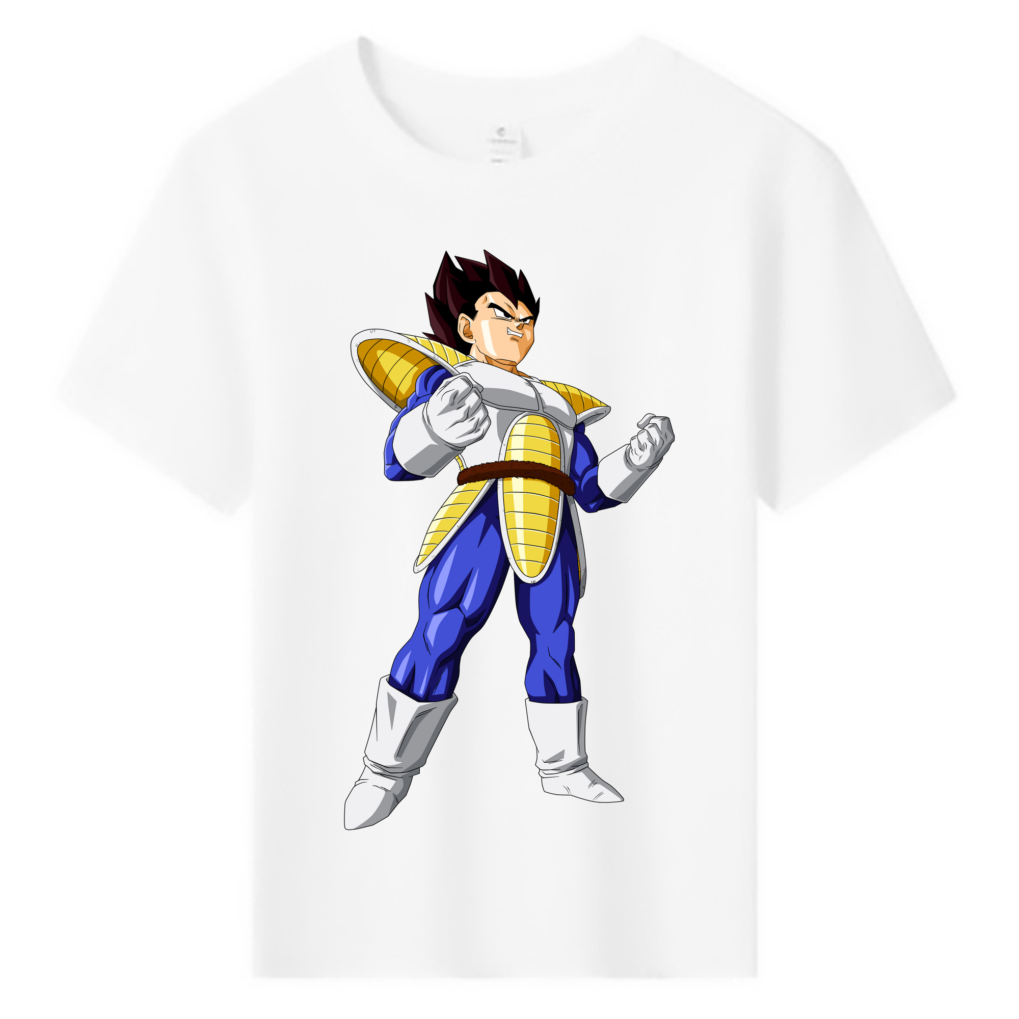 （画像用） ドラゴンボール ベジータ四世（Bejīta Yonsei）DRAGON BALL Vegeta IV 綿100％キッズTシャツ（フロントプリント）