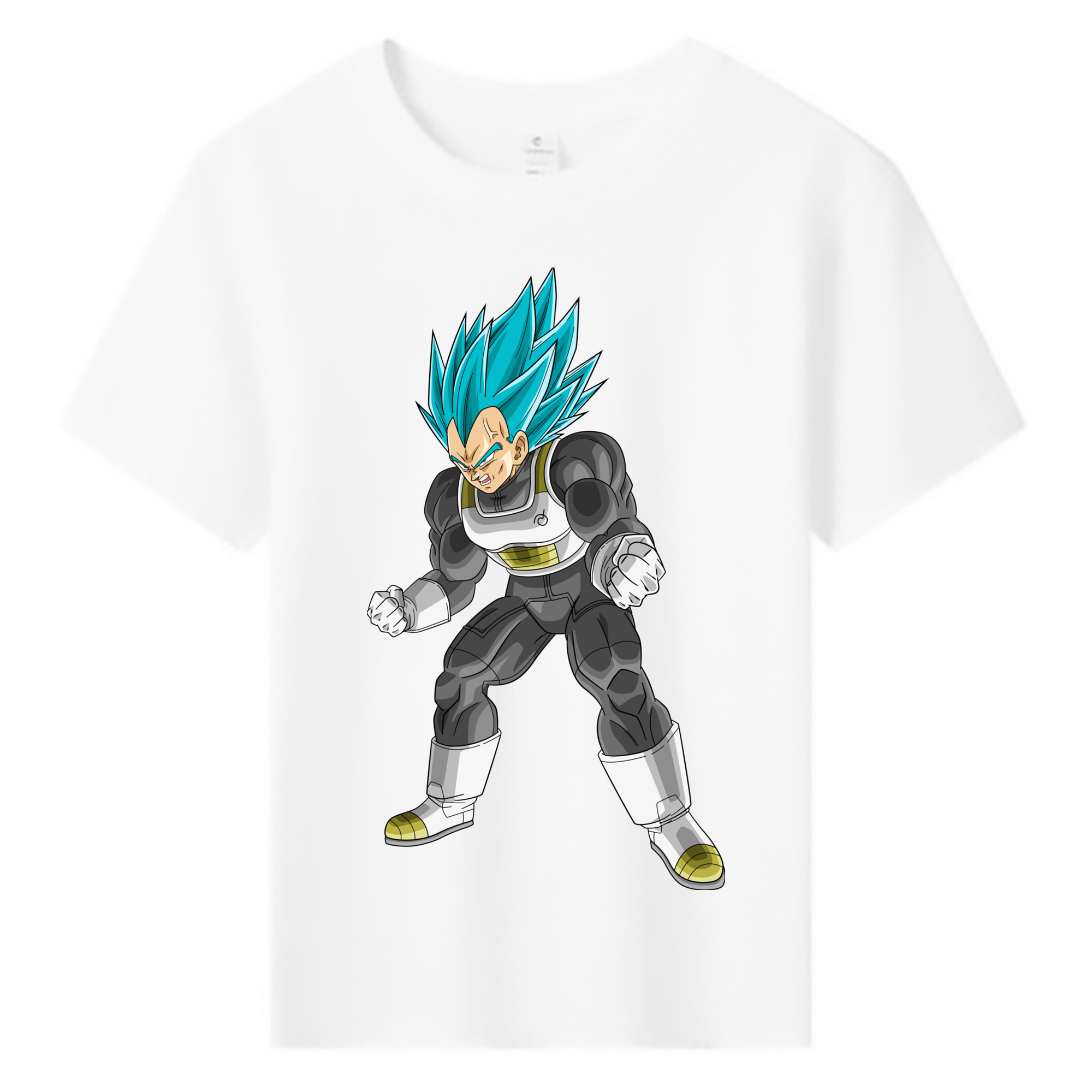 （画像用） ドラゴンボール ベジータ四世（Bejīta Yonsei）DRAGON BALL Vegeta IV 綿100％キッズTシャツ（フロントプリント）