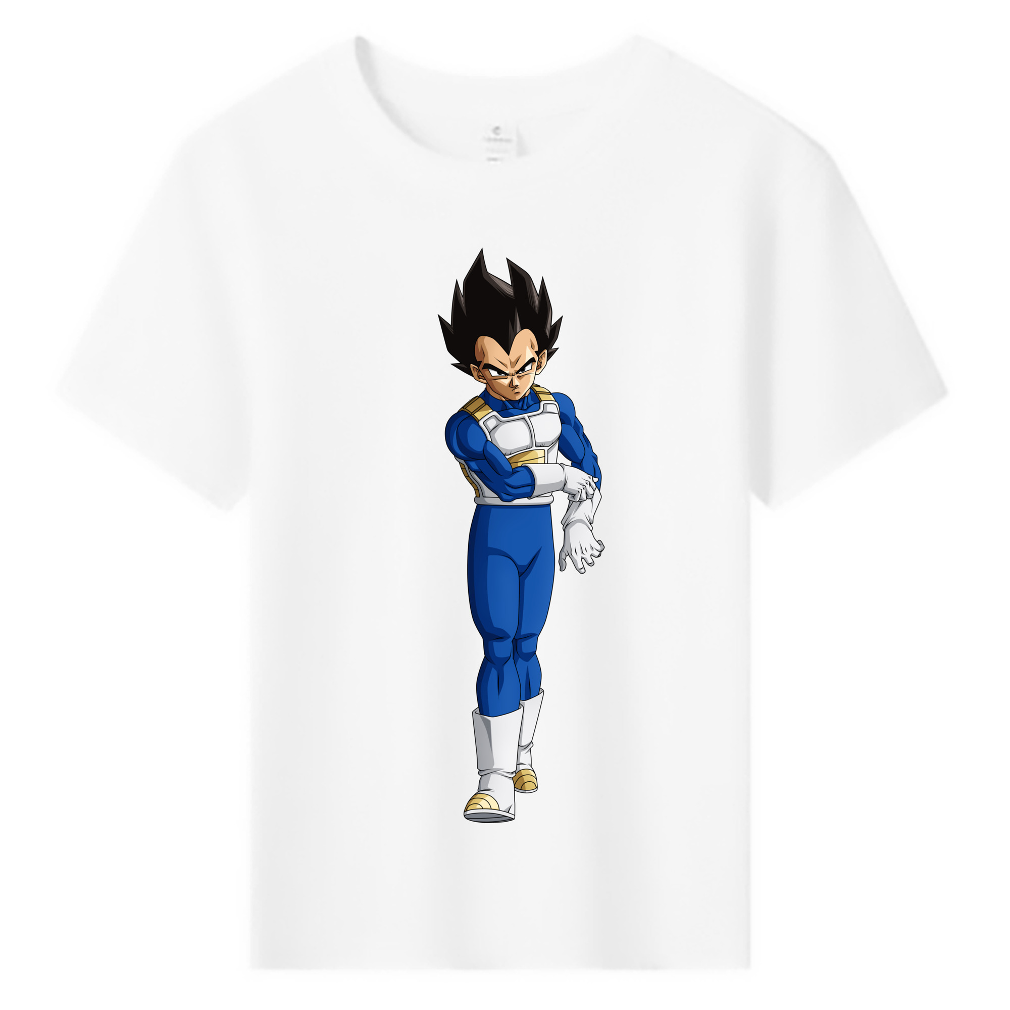 （画像用） ドラゴンボール ベジータ四世（Bejīta Yonsei）DRAGON BALL Vegeta IV 綿100％キッズTシャツ（フロントプリント）