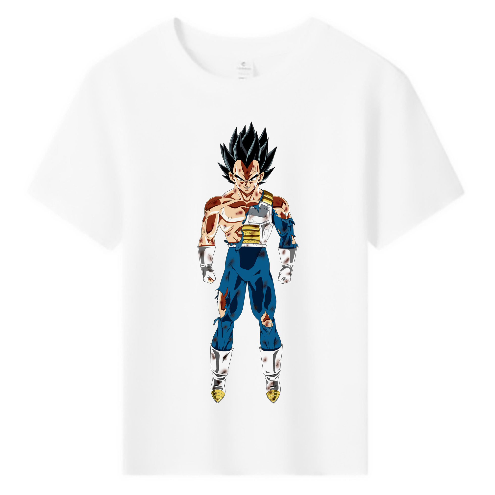（画像用） ドラゴンボール ベジータ四世（Bejīta Yonsei）DRAGON BALL Vegeta IV 綿100％キッズTシャツ（フロントプリント）