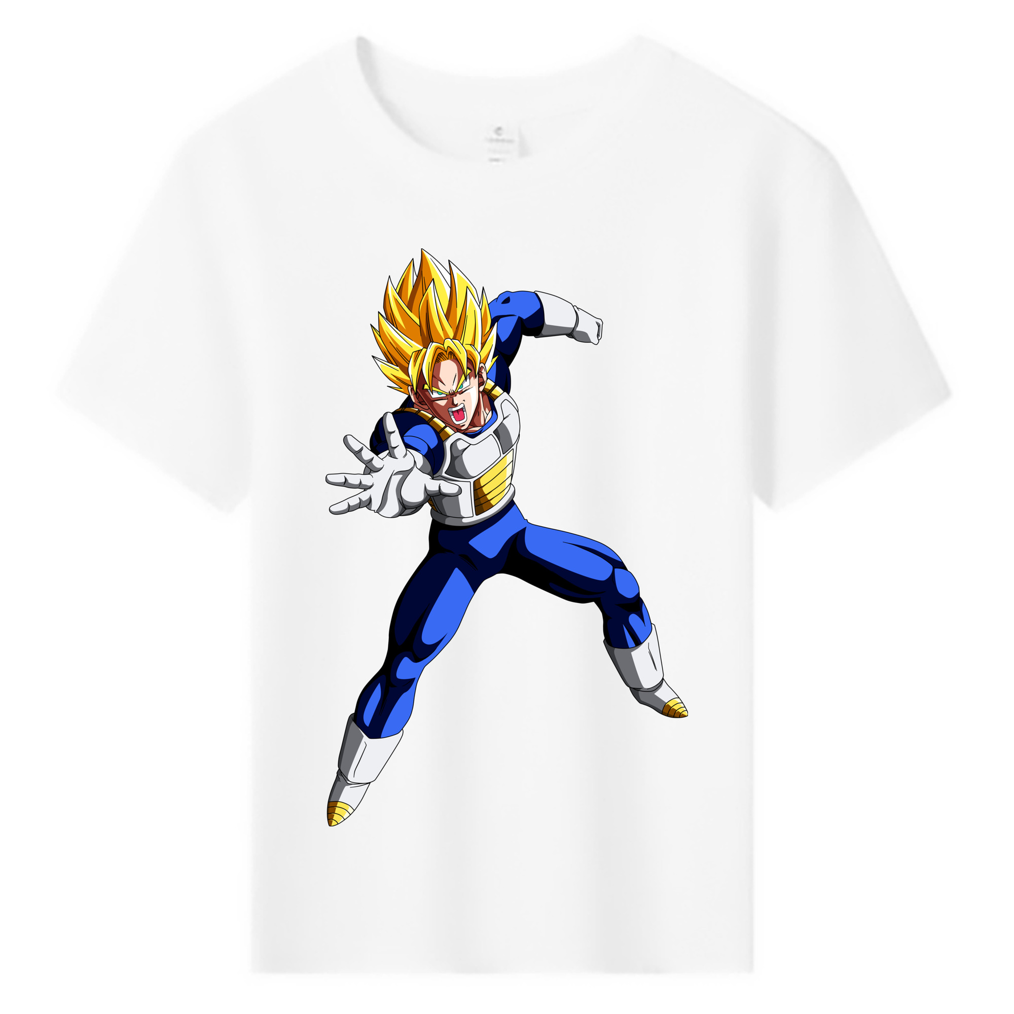 （画像用） ドラゴンボール ベジータ四世（Bejīta Yonsei）DRAGON BALL Vegeta IV 綿100％キッズTシャツ（フロントプリント）