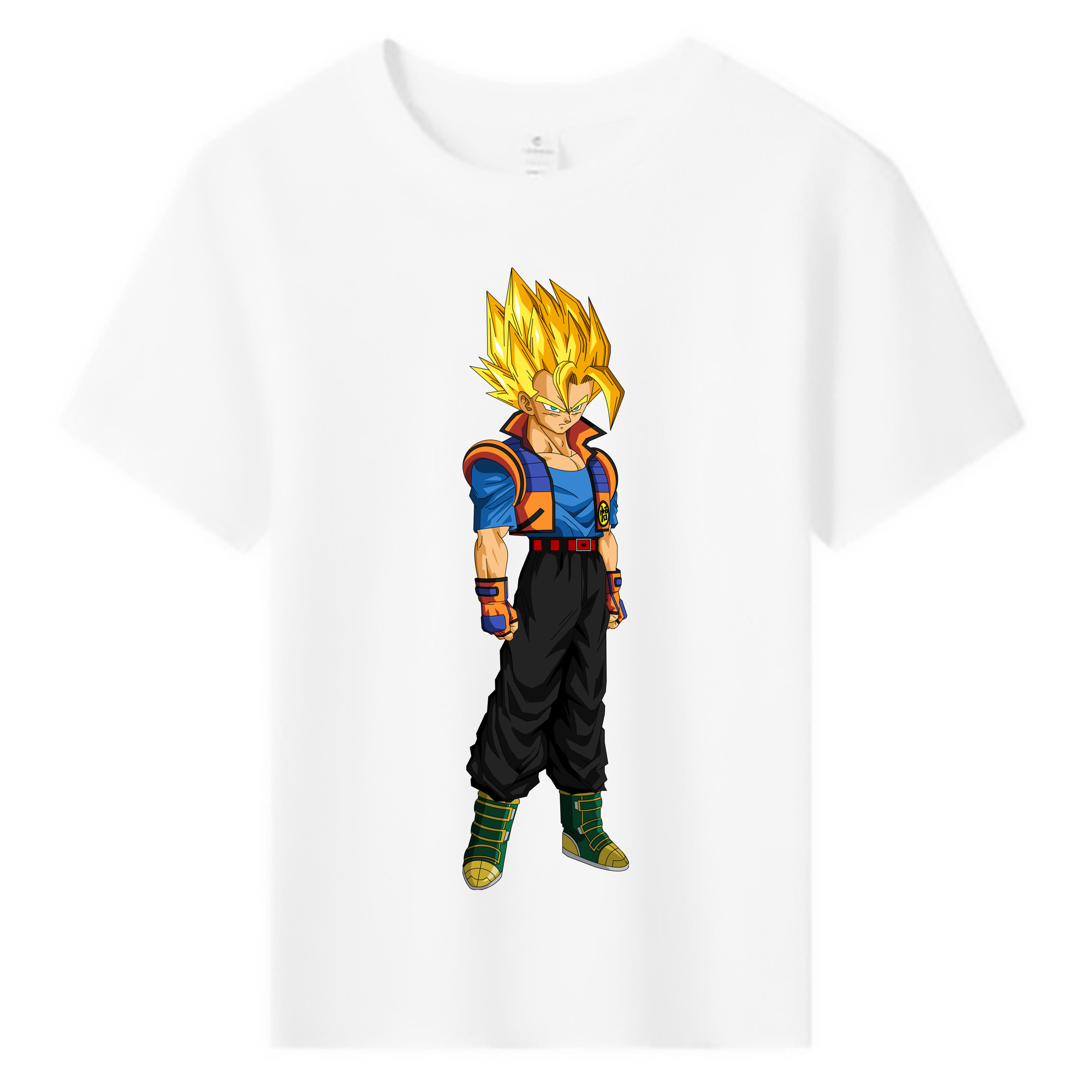 （画像用） ドラゴンボール ベジータ四世（Bejīta Yonsei）DRAGON BALL Vegeta IV 綿100％キッズTシャツ（フロントプリント）