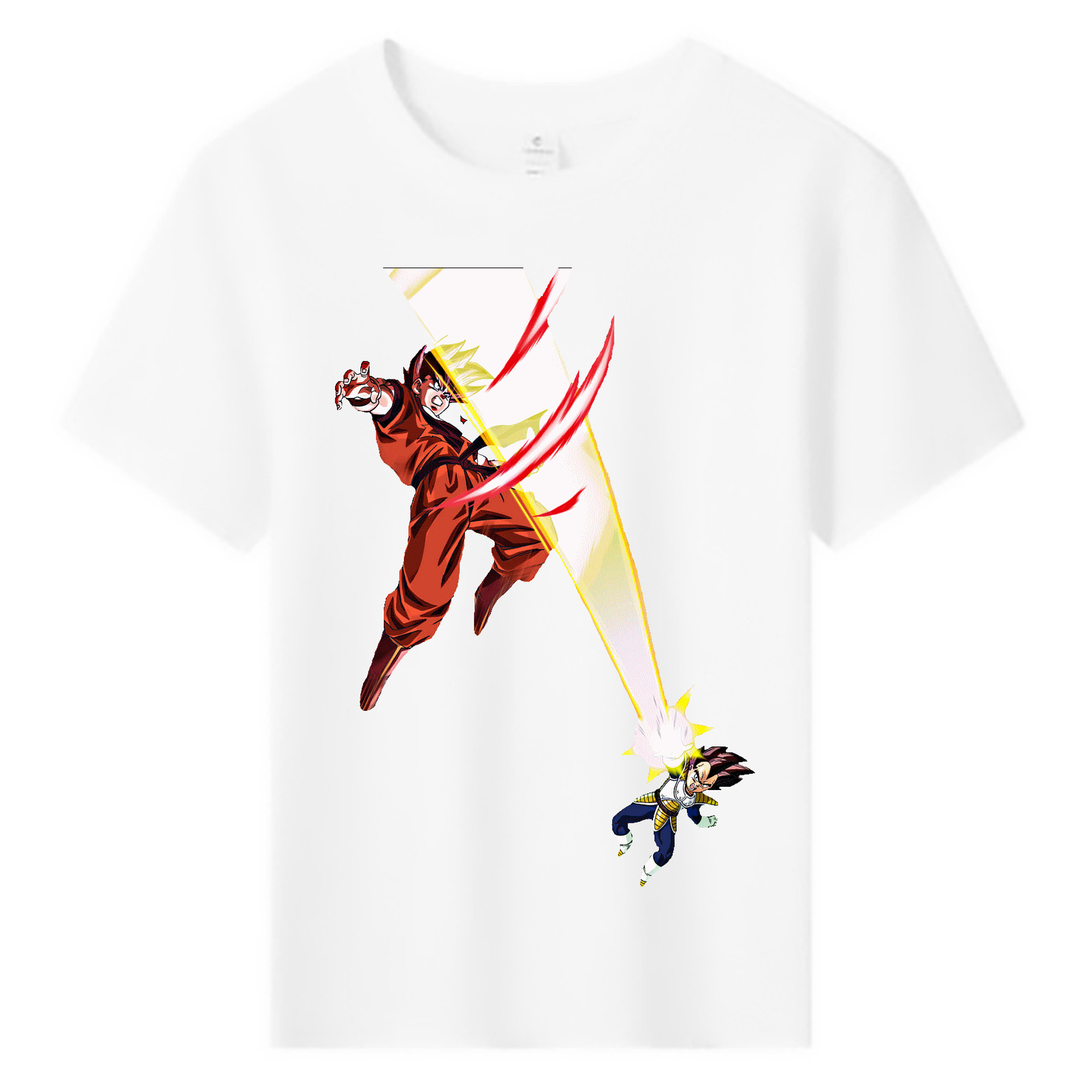 （画像用） ドラゴンボール ベジータ四世（Bejīta Yonsei）DRAGON BALL Vegeta IV 綿100％キッズTシャツ（フロントプリント）