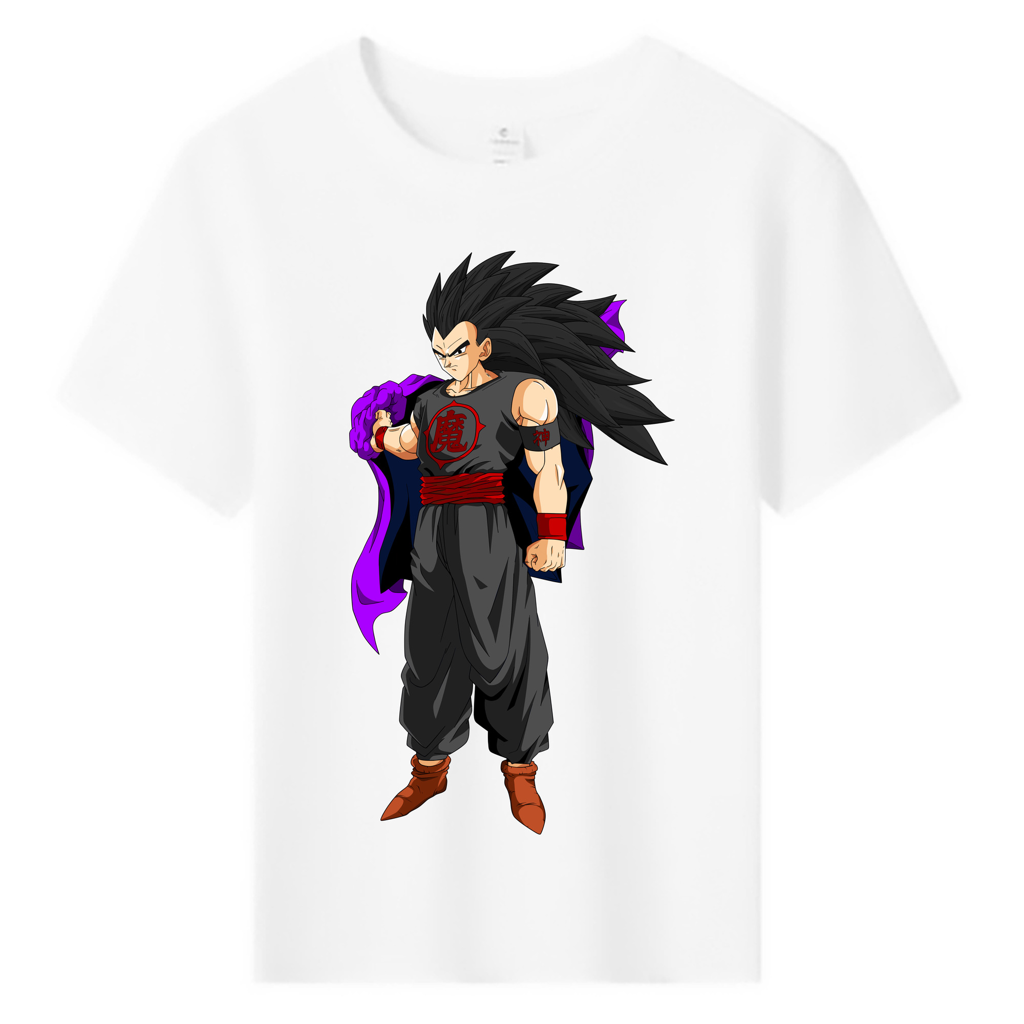 （画像用） ドラゴンボール ベジータ四世（Bejīta Yonsei）DRAGON BALL Vegeta IV 綿100％キッズTシャツ（フロントプリント）
