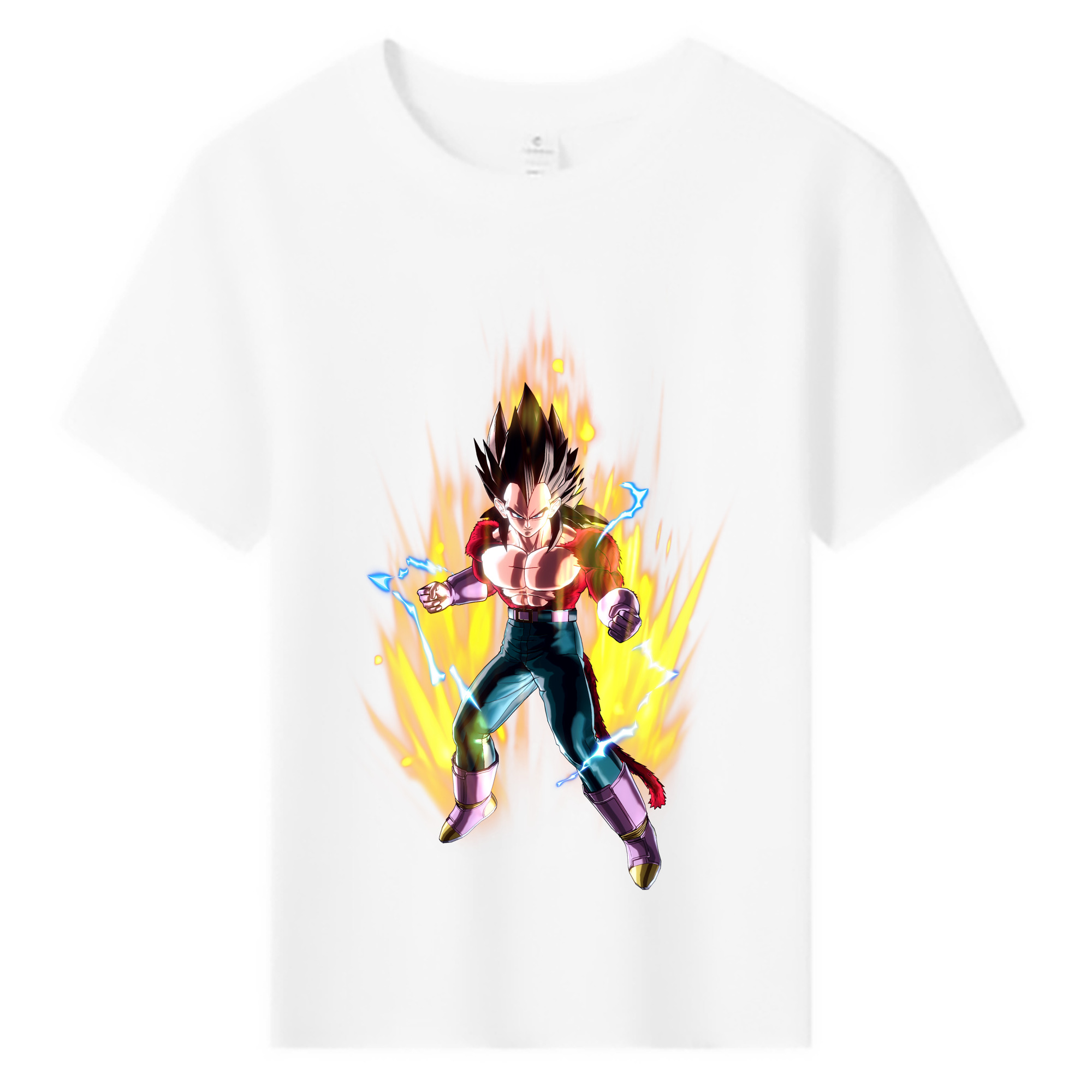 （画像用） ドラゴンボール ベジータ四世（Bejīta Yonsei）DRAGON BALL Vegeta IV 綿100％キッズTシャツ（フロントプリント）