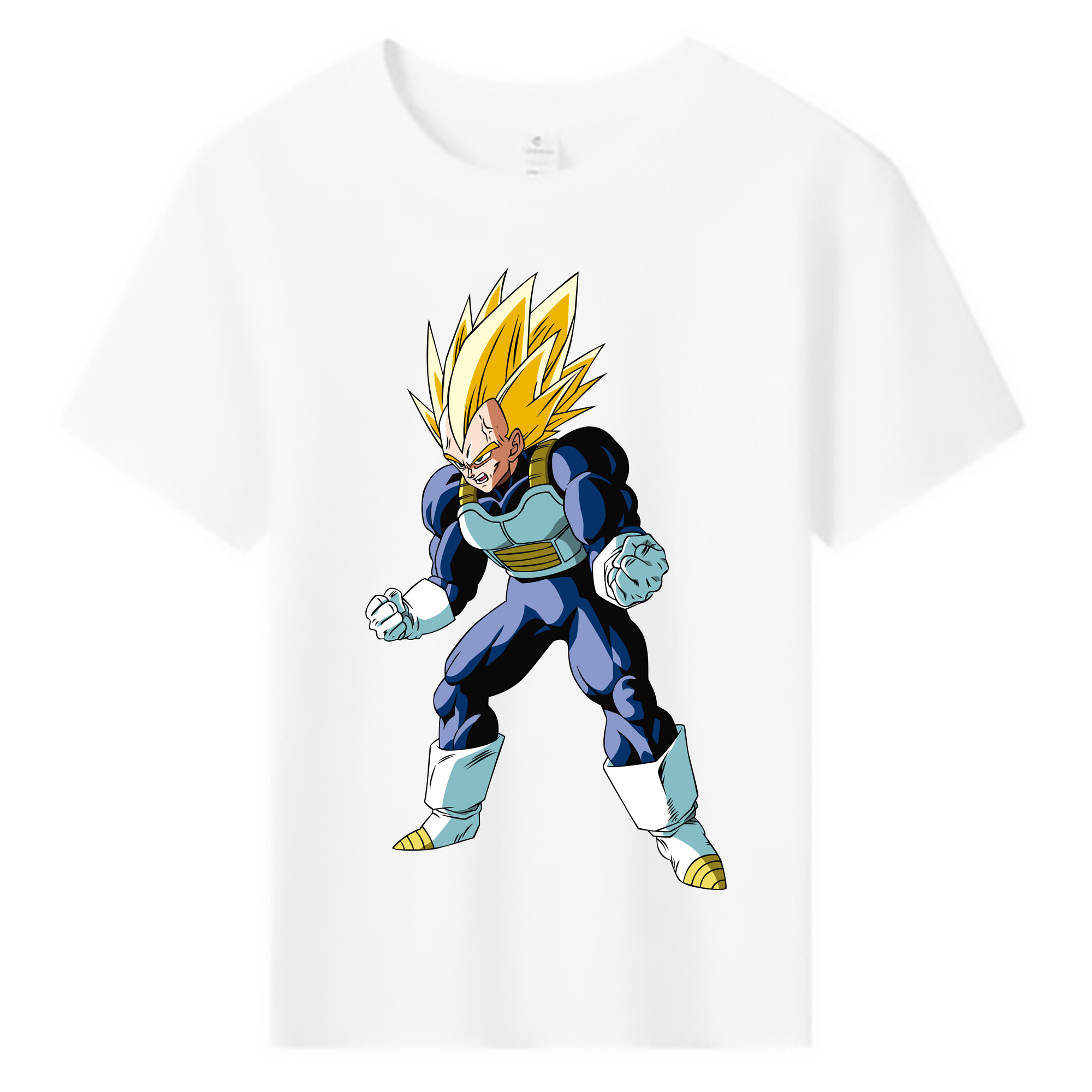 （画像用） ドラゴンボール ベジータ四世（Bejīta Yonsei）DRAGON BALL Vegeta IV 綿100％キッズTシャツ（フロントプリント）