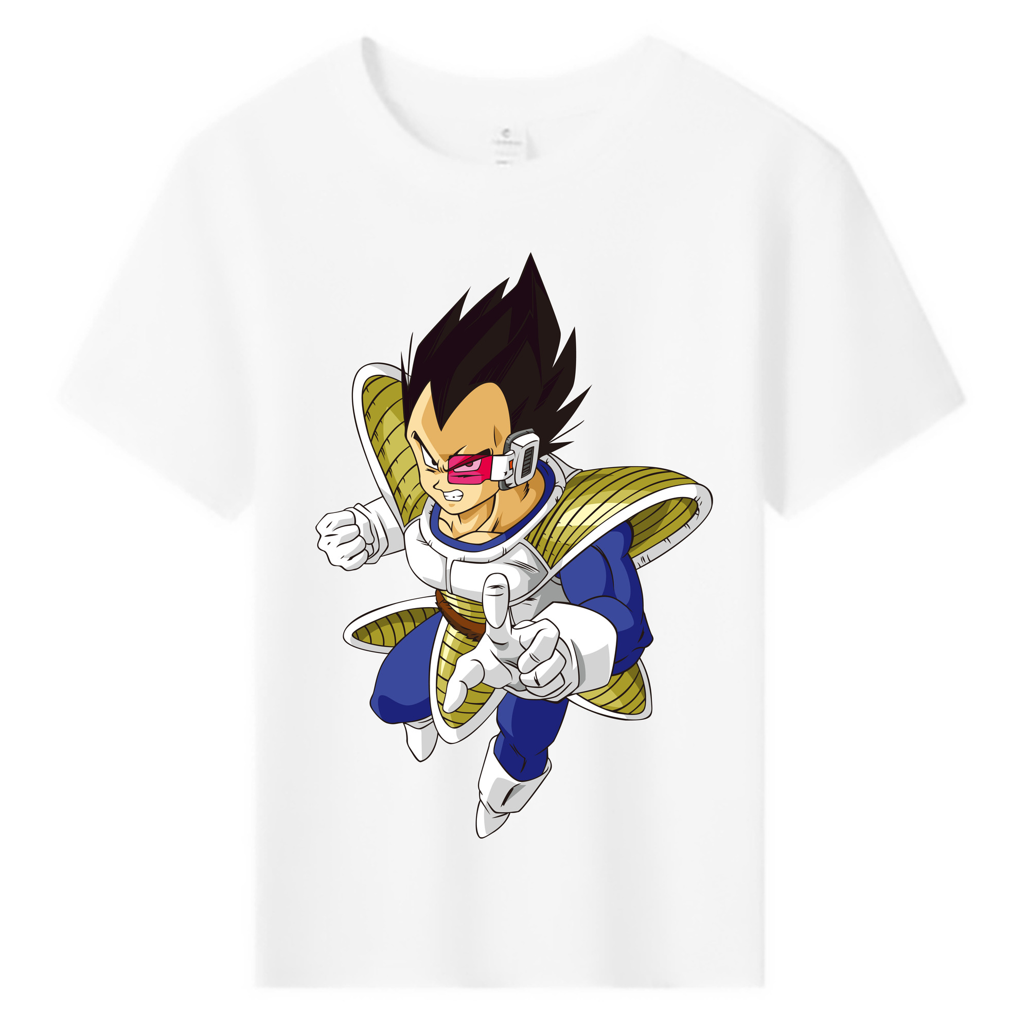 （画像用） ドラゴンボール ベジータ四世（Bejīta Yonsei）DRAGON BALL Vegeta IV 綿100％キッズTシャツ（フロントプリント）