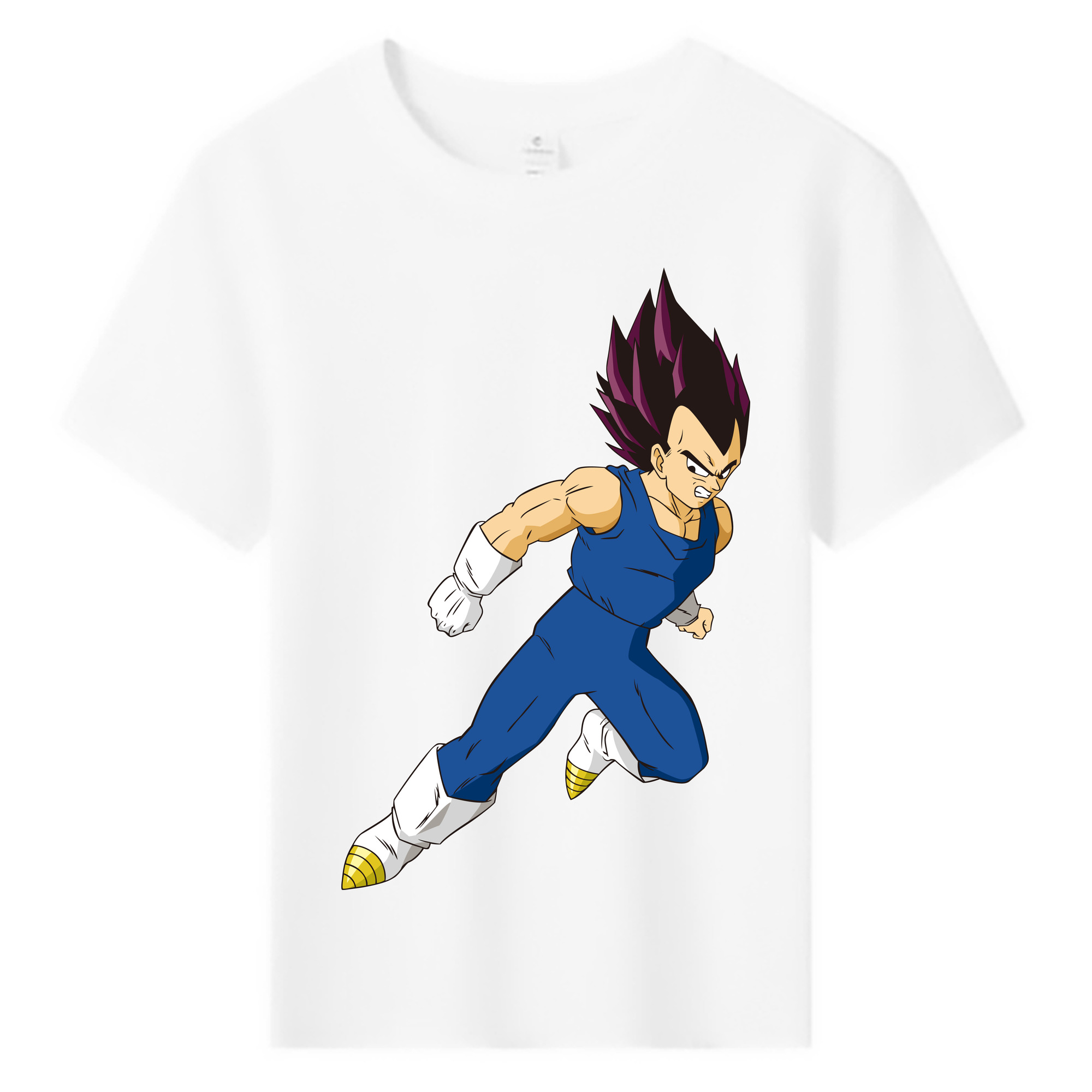 （画像用） ドラゴンボール ベジータ四世（Bejīta Yonsei）DRAGON BALL Vegeta IV 綿100％キッズTシャツ（フロントプリント）