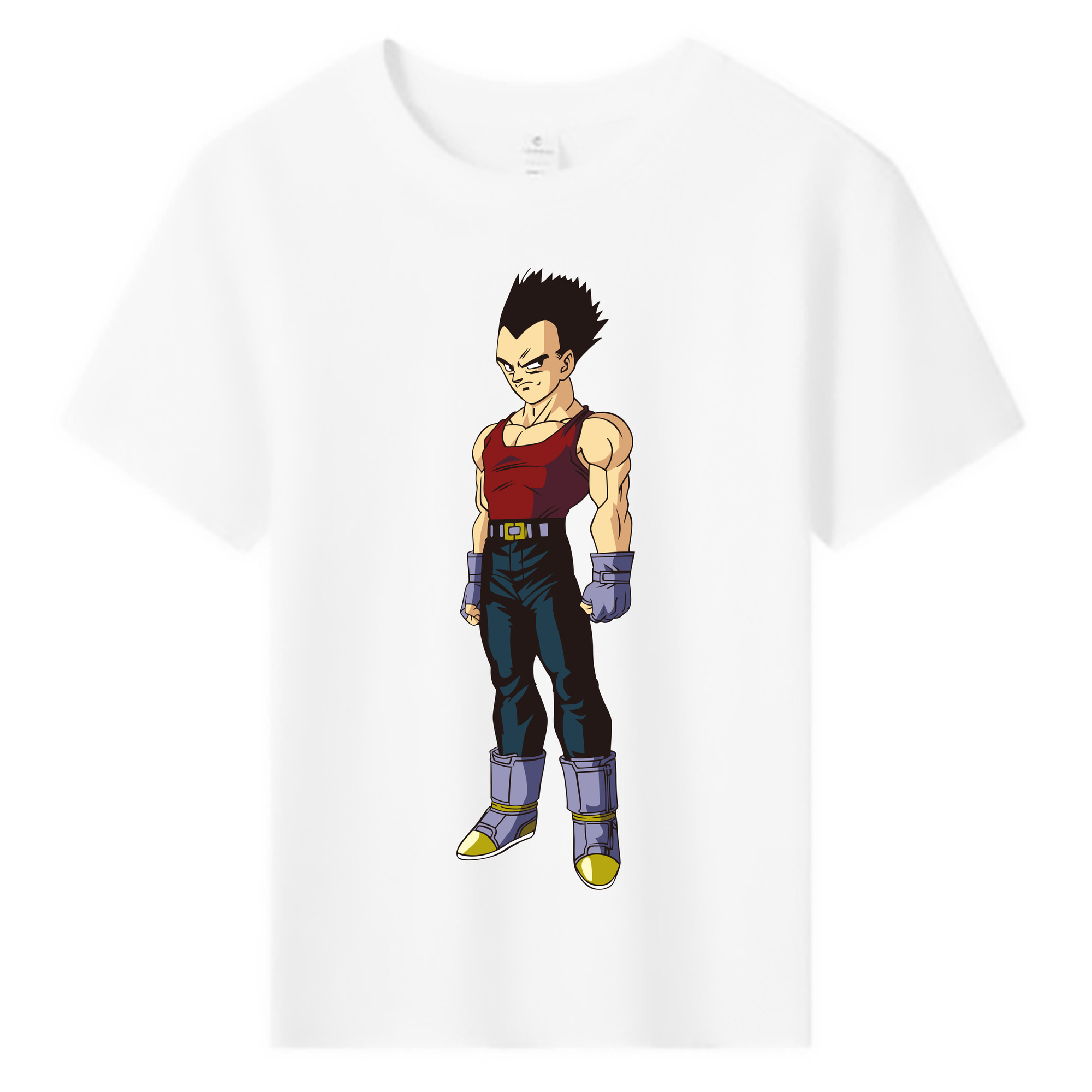 （画像用） ドラゴンボール ベジータ四世（Bejīta Yonsei）DRAGON BALL Vegeta IV 綿100％キッズTシャツ（フロントプリント）