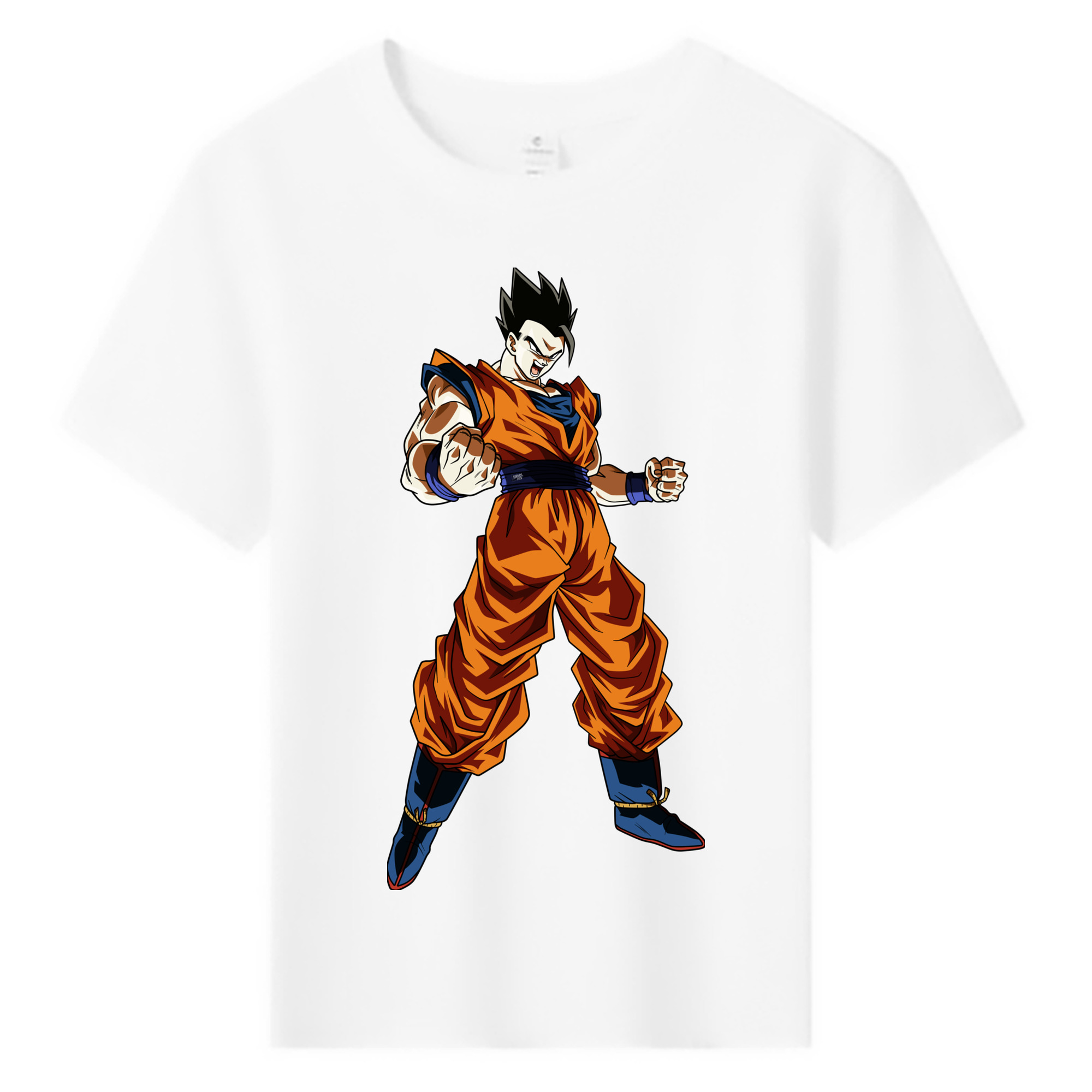 （画像用） ドラゴンボール 孫 悟飯（そんごはん）DRAGON BALL Son Gohan 綿100％キッズTシャツ（フロントプリント）