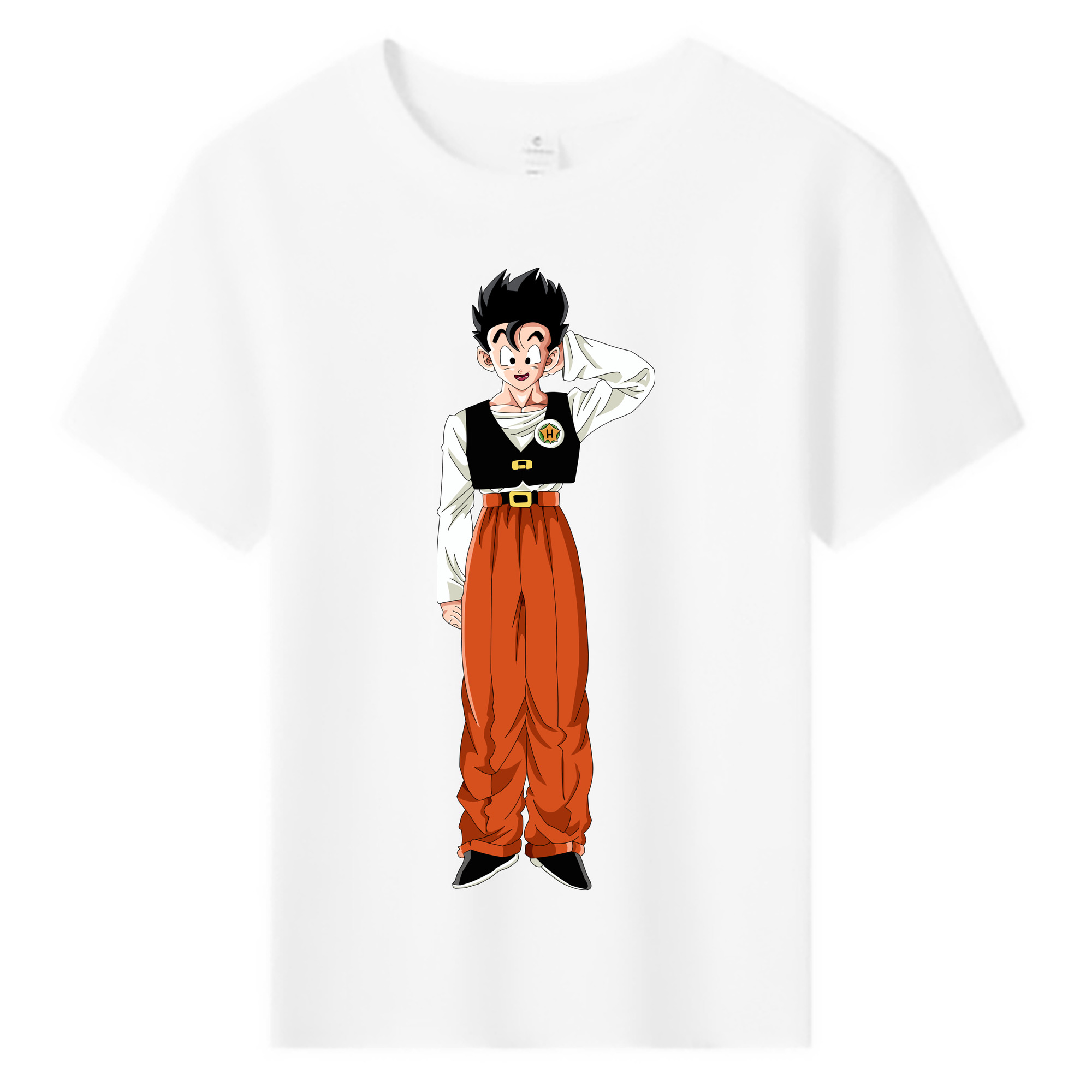 （画像用） ドラゴンボール 孫 悟飯（そんごはん）DRAGON BALL Son Gohan 綿100％キッズTシャツ（フロントプリント）