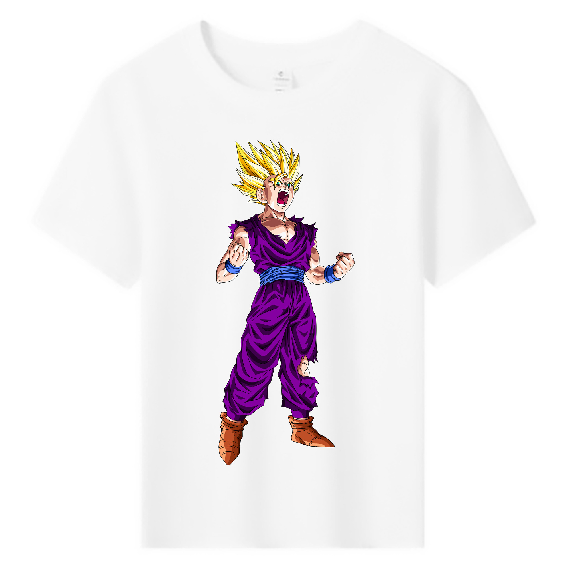 （画像用） ドラゴンボール 孫 悟飯（そんごはん）DRAGON BALL Son Gohan 綿100％キッズTシャツ（フロントプリント）