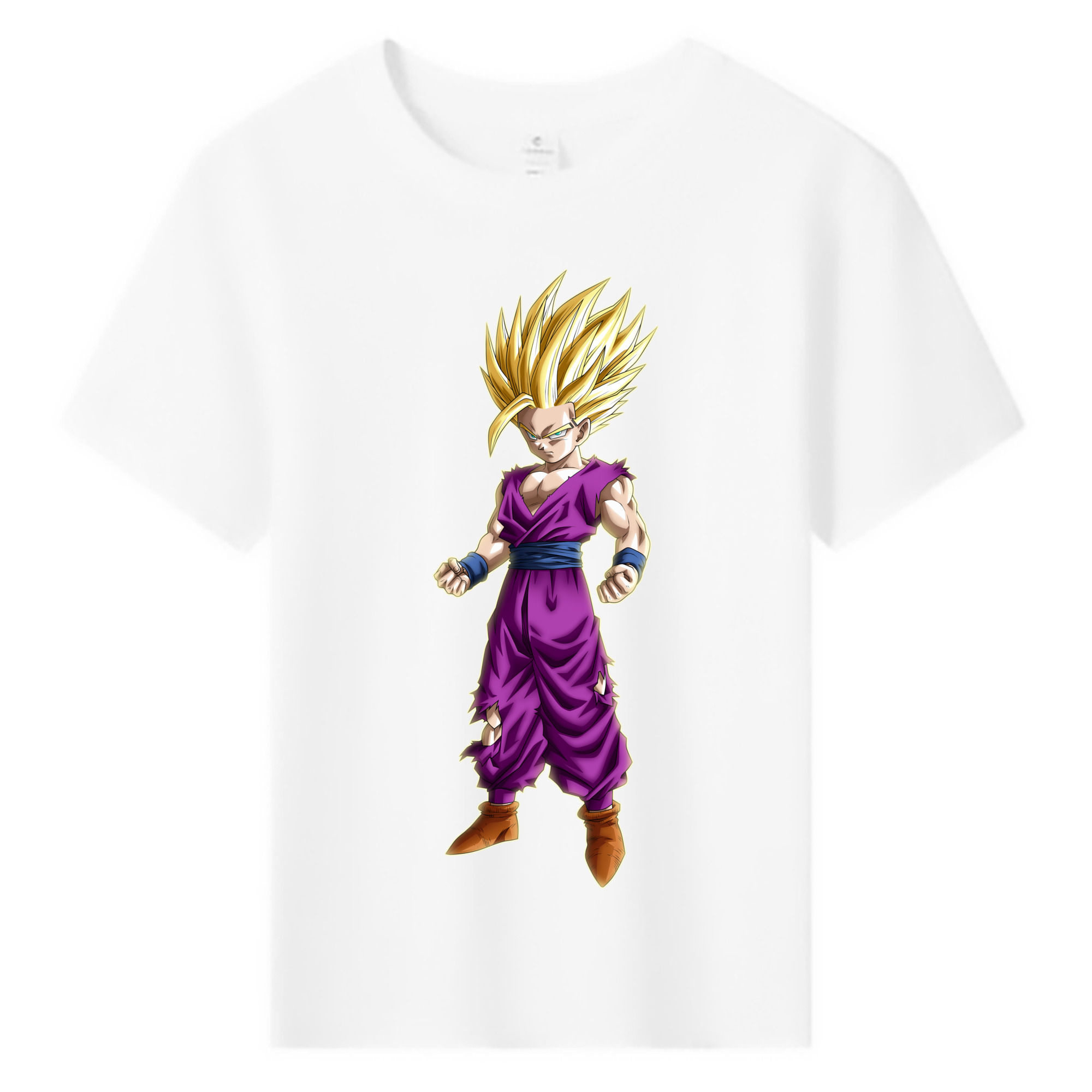 （画像用） ドラゴンボール 孫 悟飯（そんごはん）DRAGON BALL Son Gohan 綿100％キッズTシャツ（フロントプリント）