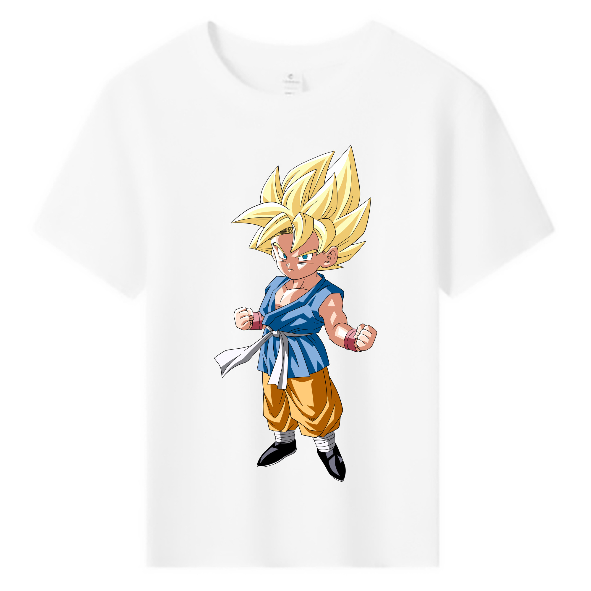 （画像用） ドラゴンボール 孫 悟飯（そんごはん）DRAGON BALL Son Gohan 綿100％キッズTシャツ（フロントプリント）