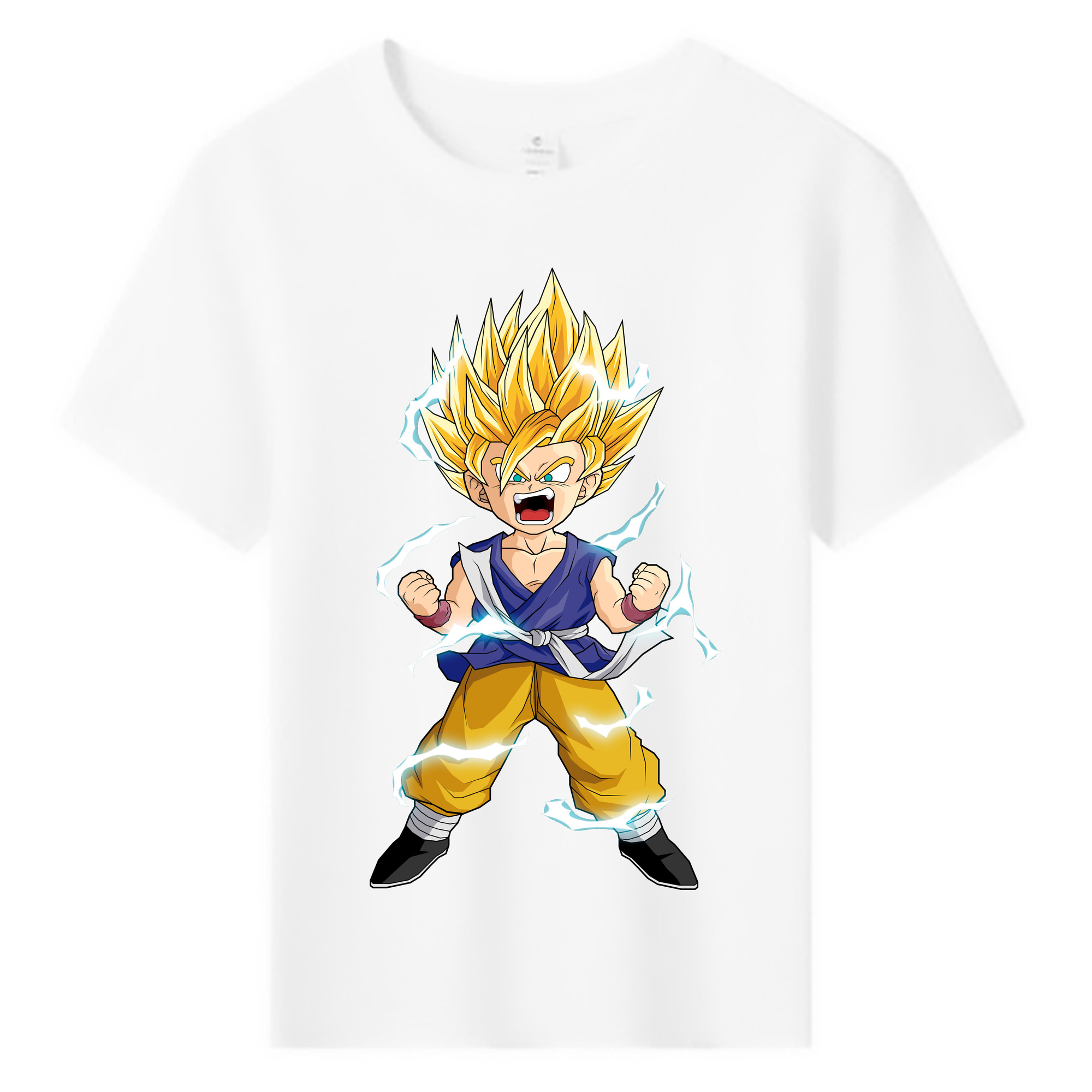 （画像用） ドラゴンボール 孫 悟飯（そんごはん）DRAGON BALL Son Gohan 綿100％キッズTシャツ（フロントプリント）