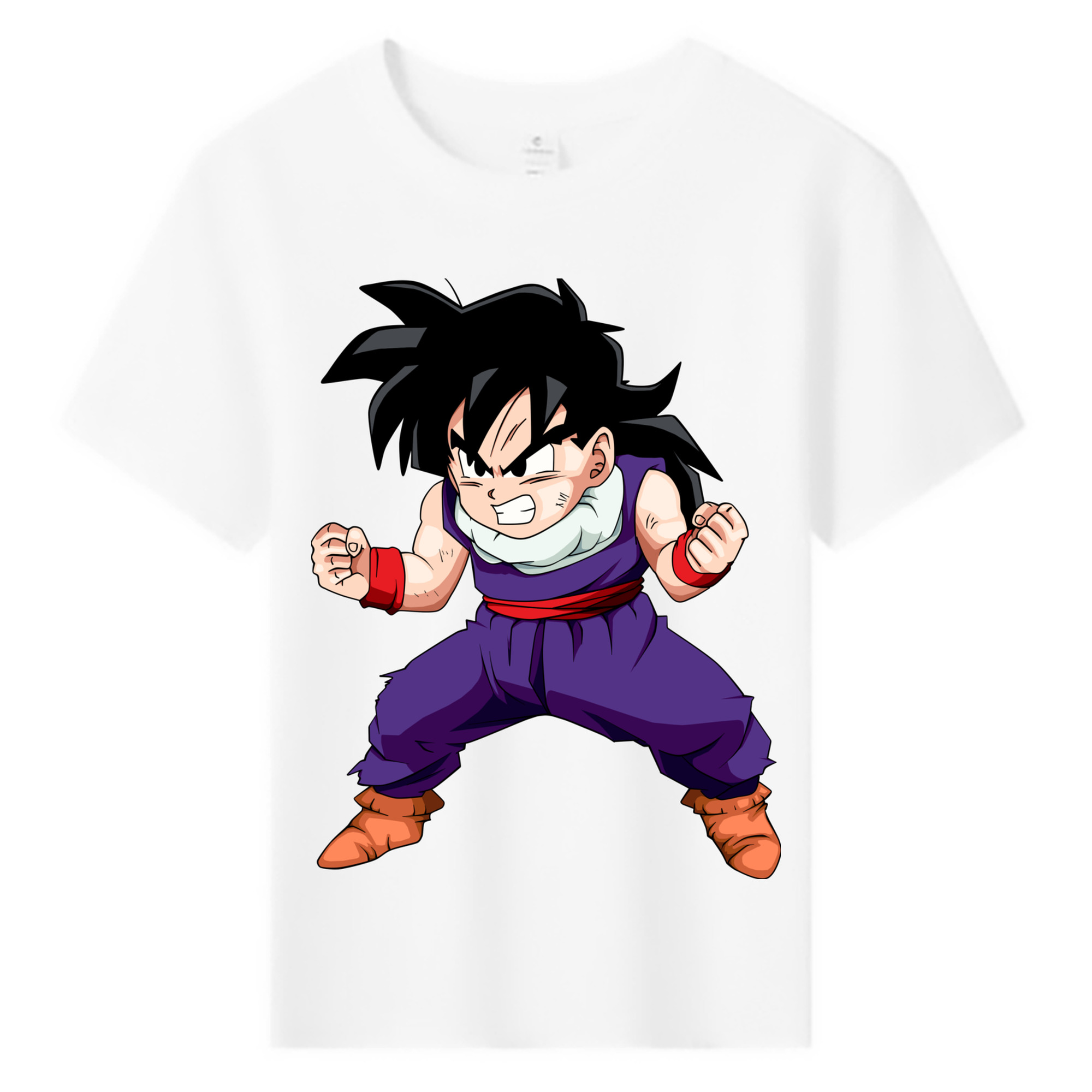 （画像用） ドラゴンボール 孫 悟飯（そんごはん）DRAGON BALL Son Gohan 綿100％キッズTシャツ（フロントプリント）