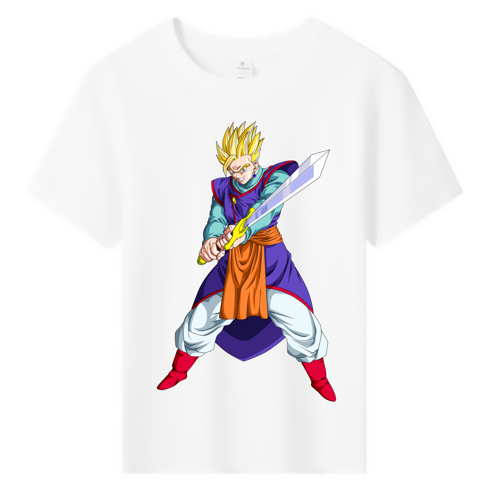 （画像用） ドラゴンボール 孫 悟飯（そんごはん）DRAGON BALL Son Gohan 綿100％キッズTシャツ（フロントプリント）