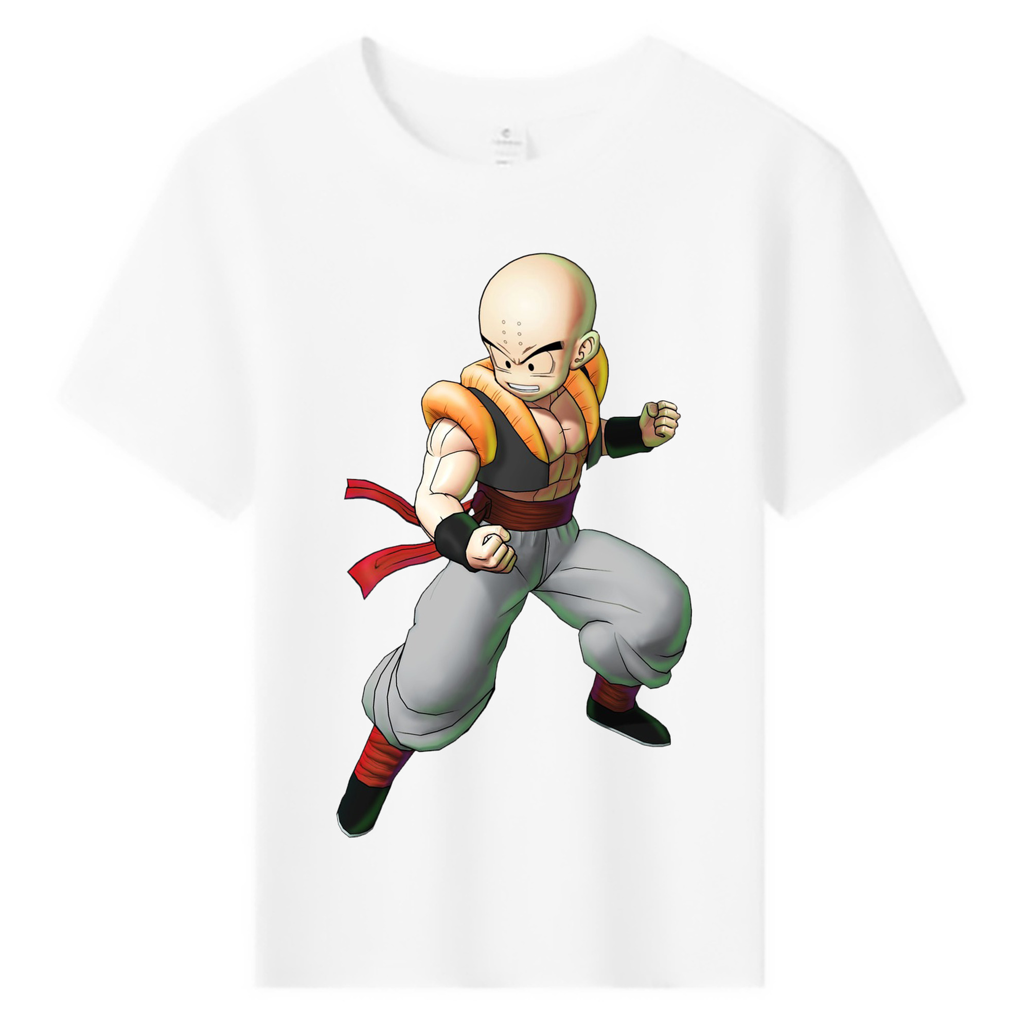 （画像用） ドラゴンボール クリリン DRAGON BALL krillin 綿100％キッズTシャツ（フロントプリント）