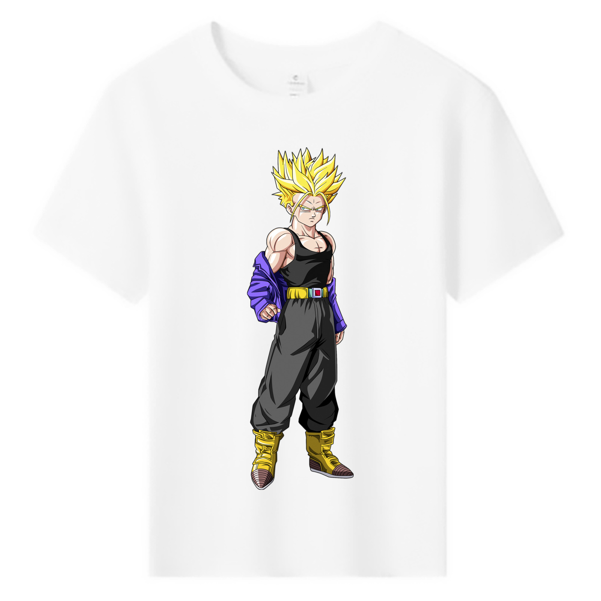 （画像用） ドラゴンボール トランクス（Torankusu）DRAGON BALL Trunks 綿100％キッズTシャツ（フロントプリント）