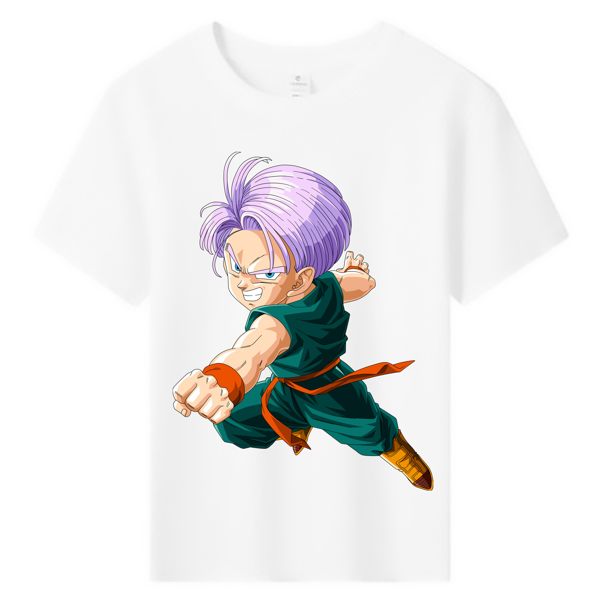 （画像用） ドラゴンボール トランクス（Torankusu）DRAGON BALL Trunks 綿100％キッズTシャツ（フロントプリント）