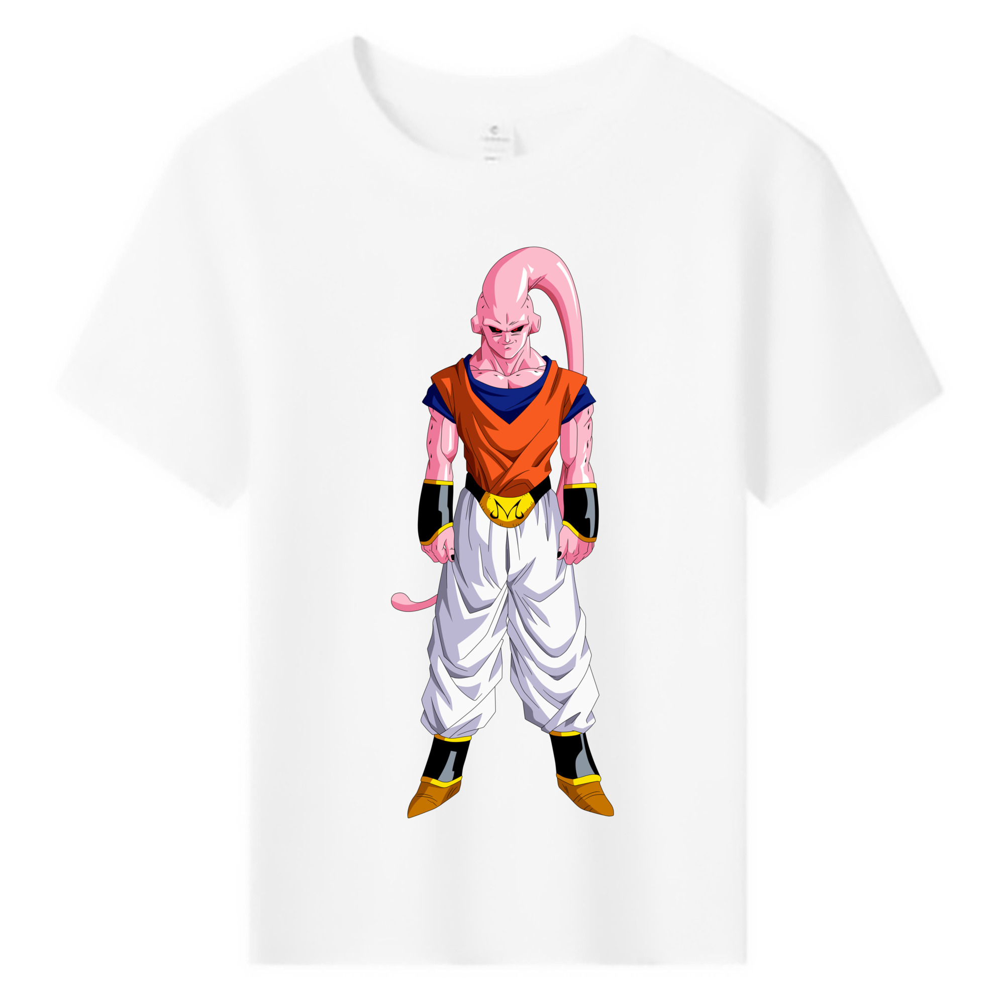 （画像用） ドラゴンボール 魔人ブウ DRAGON BALL Majin Buu 綿100％キッズTシャツ（フロントプリント）
