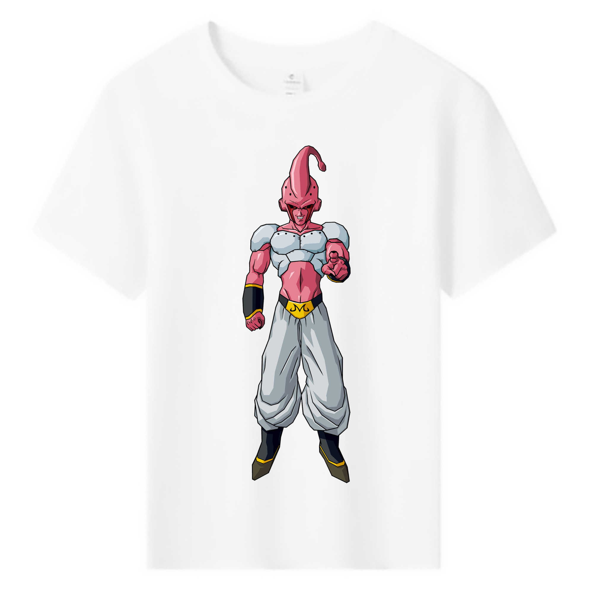 （画像用） ドラゴンボール 魔人ブウ DRAGON BALL Majin Buu 綿100％キッズTシャツ（フロントプリント）