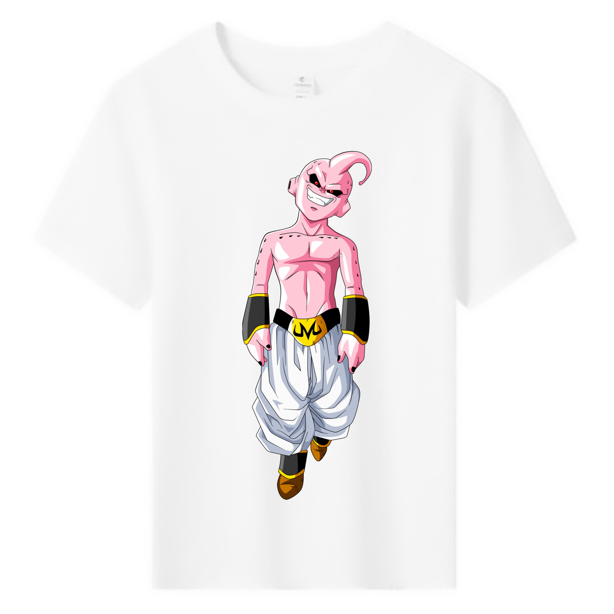 （画像用） ドラゴンボール 魔人ブウ DRAGON BALL Majin Buu 綿100％キッズTシャツ（フロントプリント）