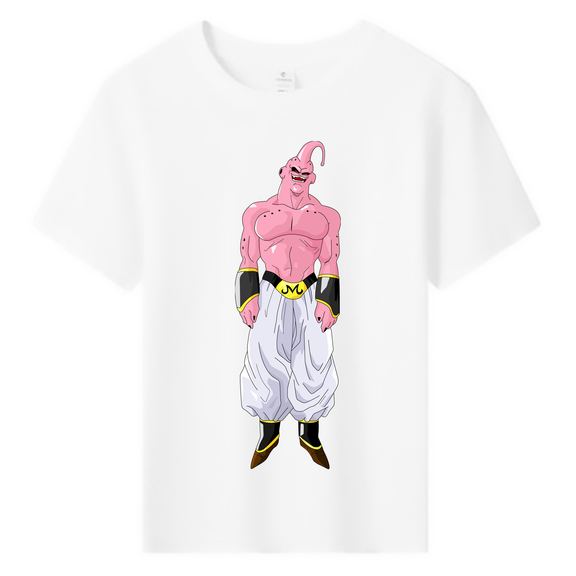 （画像用） ドラゴンボール 魔人ブウ DRAGON BALL Majin Buu 綿100％キッズTシャツ（フロントプリント）