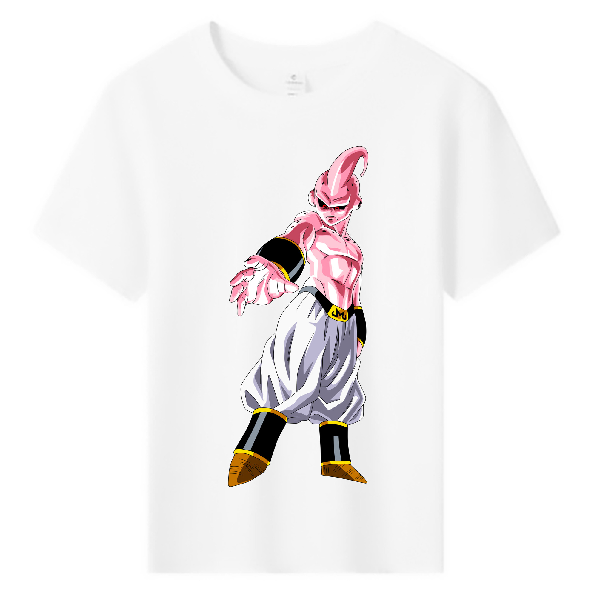 （画像用） ドラゴンボール 魔人ブウ DRAGON BALL Majin Buu 綿100％キッズTシャツ（フロントプリント）