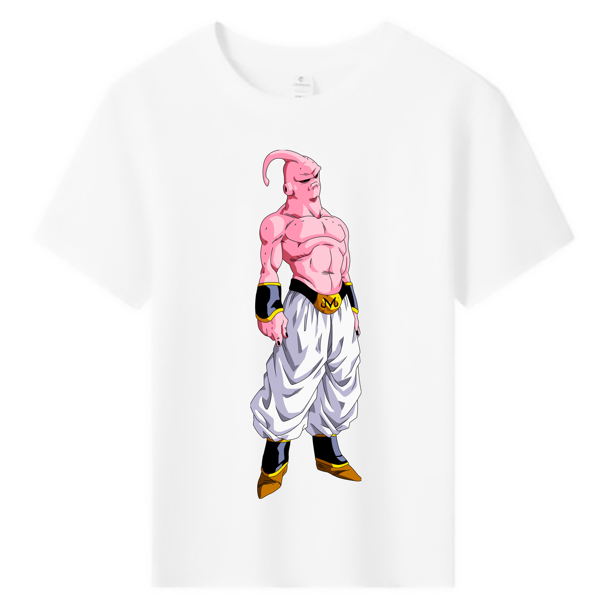 （画像用） ドラゴンボール 魔人ブウ DRAGON BALL Majin Buu 綿100％キッズTシャツ（フロントプリント）