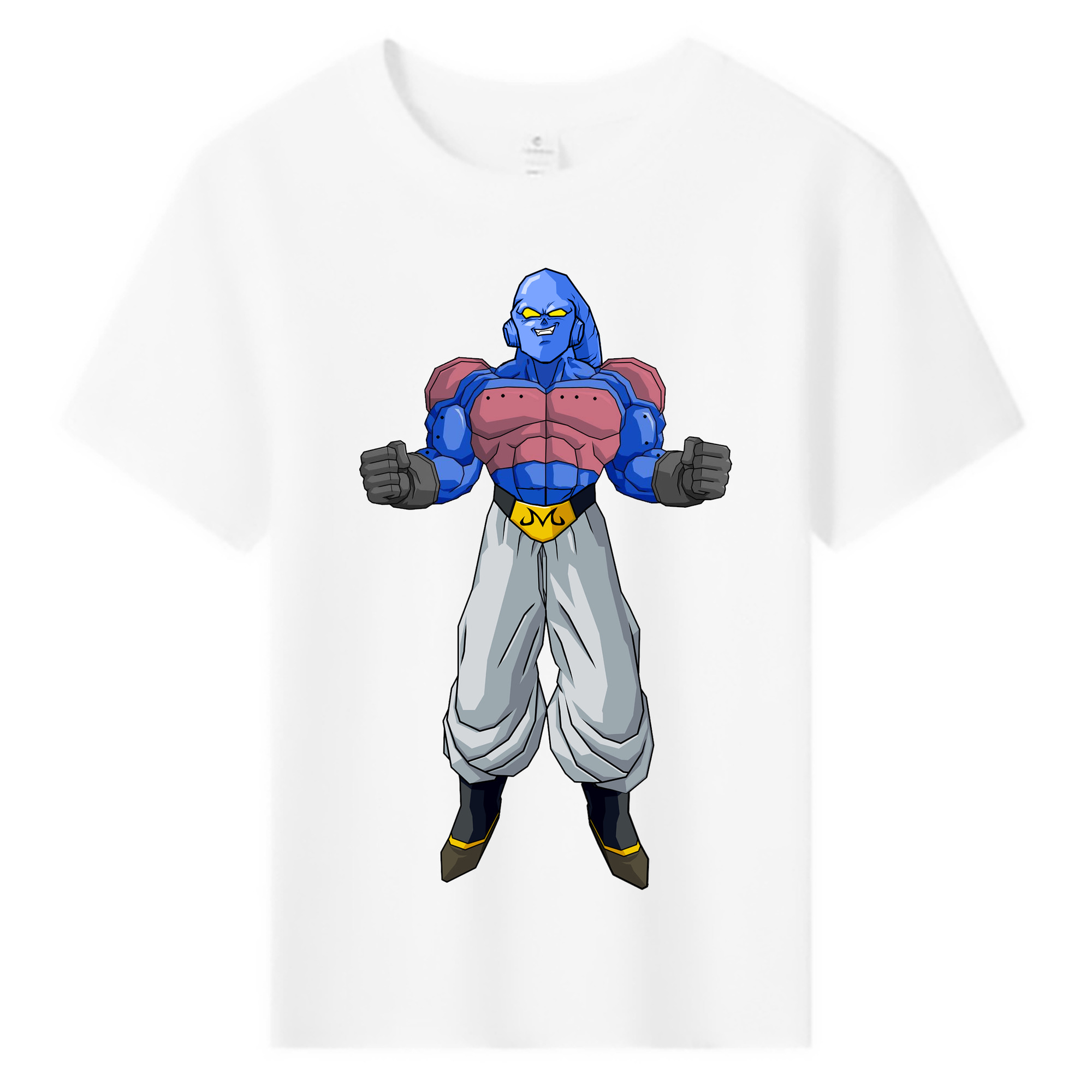 （画像用） ドラゴンボール 魔人ブウ DRAGON BALL Majin Buu 綿100％キッズTシャツ（フロントプリント）