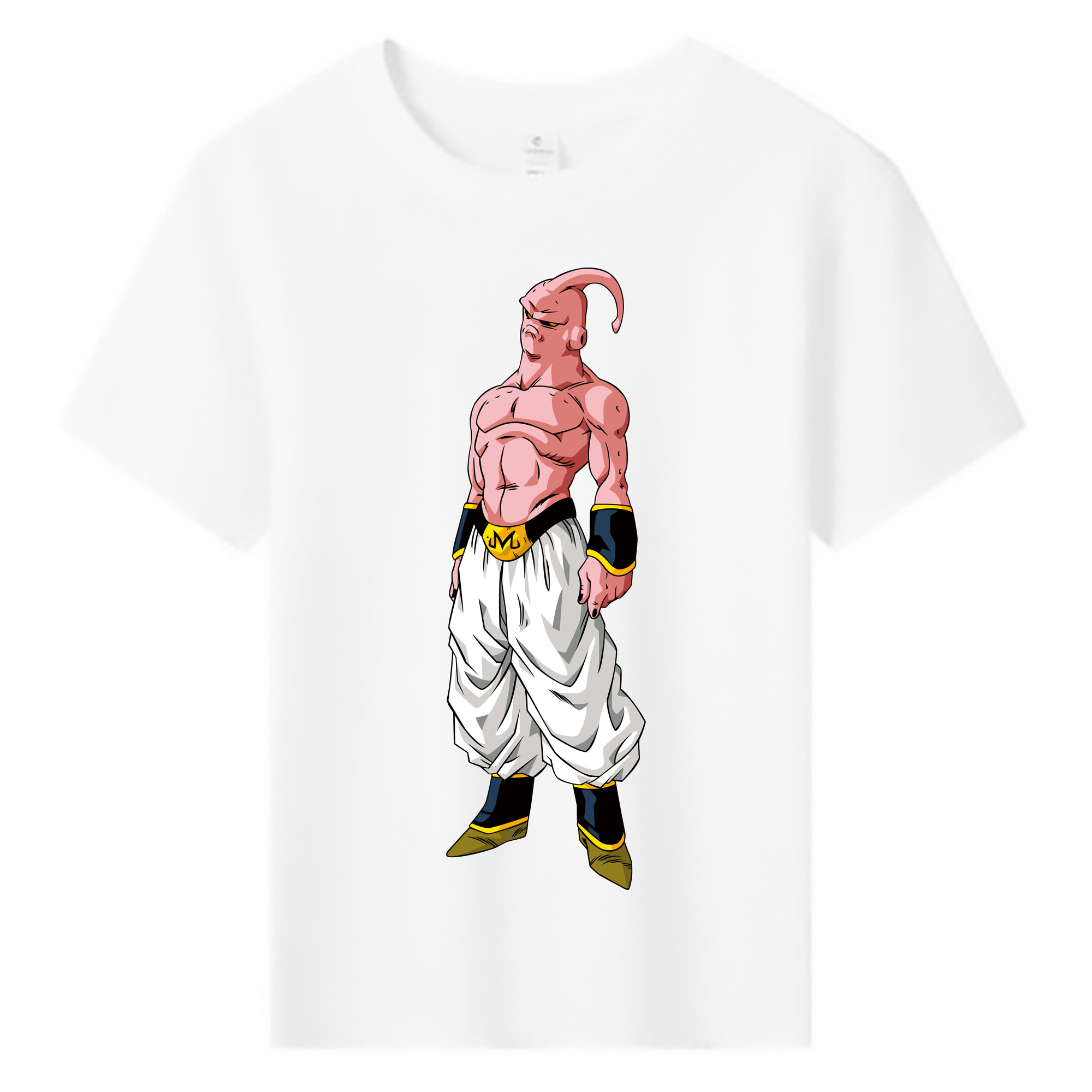 （画像用） ドラゴンボール 魔人ブウ DRAGON BALL Majin Buu 綿100％キッズTシャツ（フロントプリント）