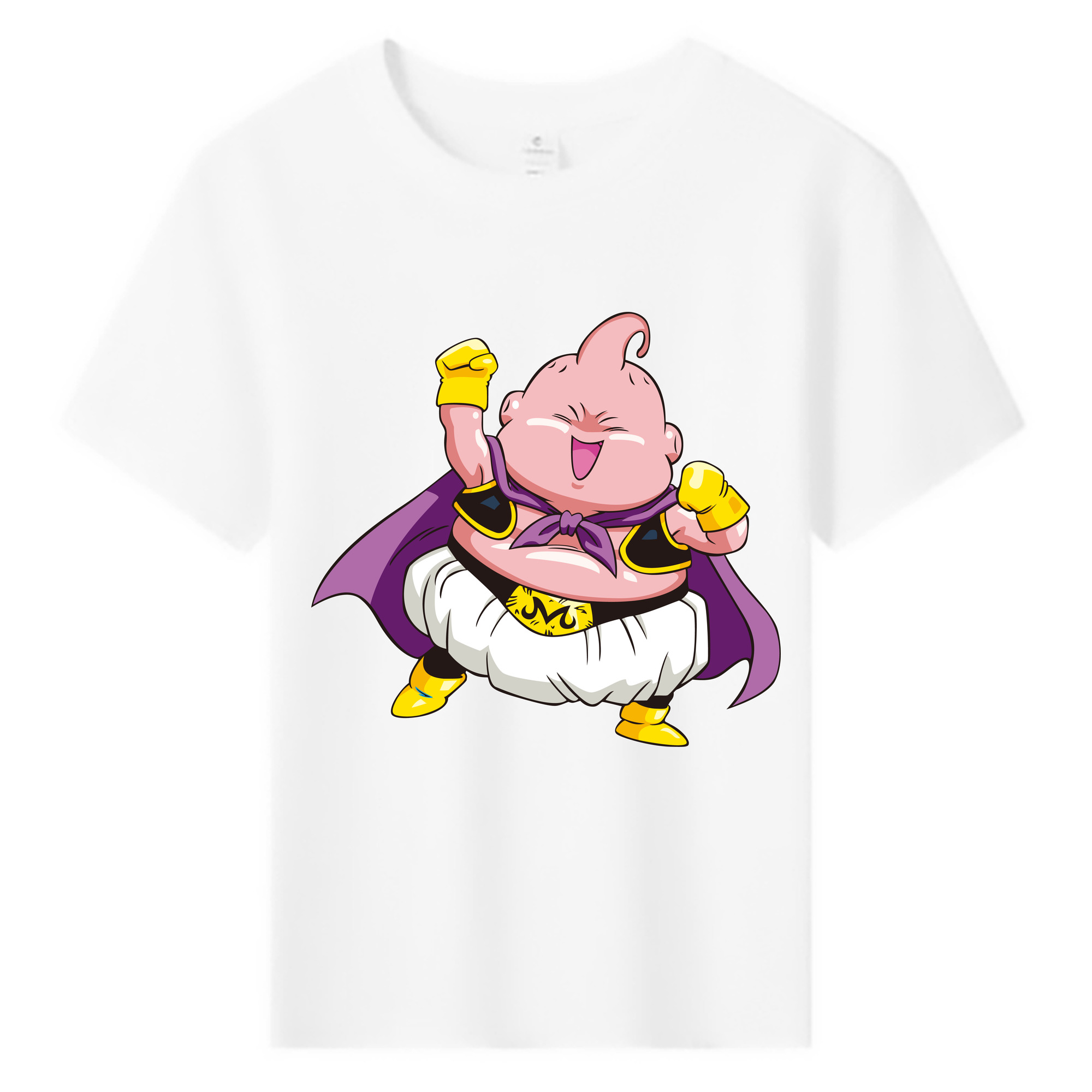 （画像用） ドラゴンボール 魔人ブウ DRAGON BALL Majin Buu 綿100％キッズTシャツ（フロントプリント）
