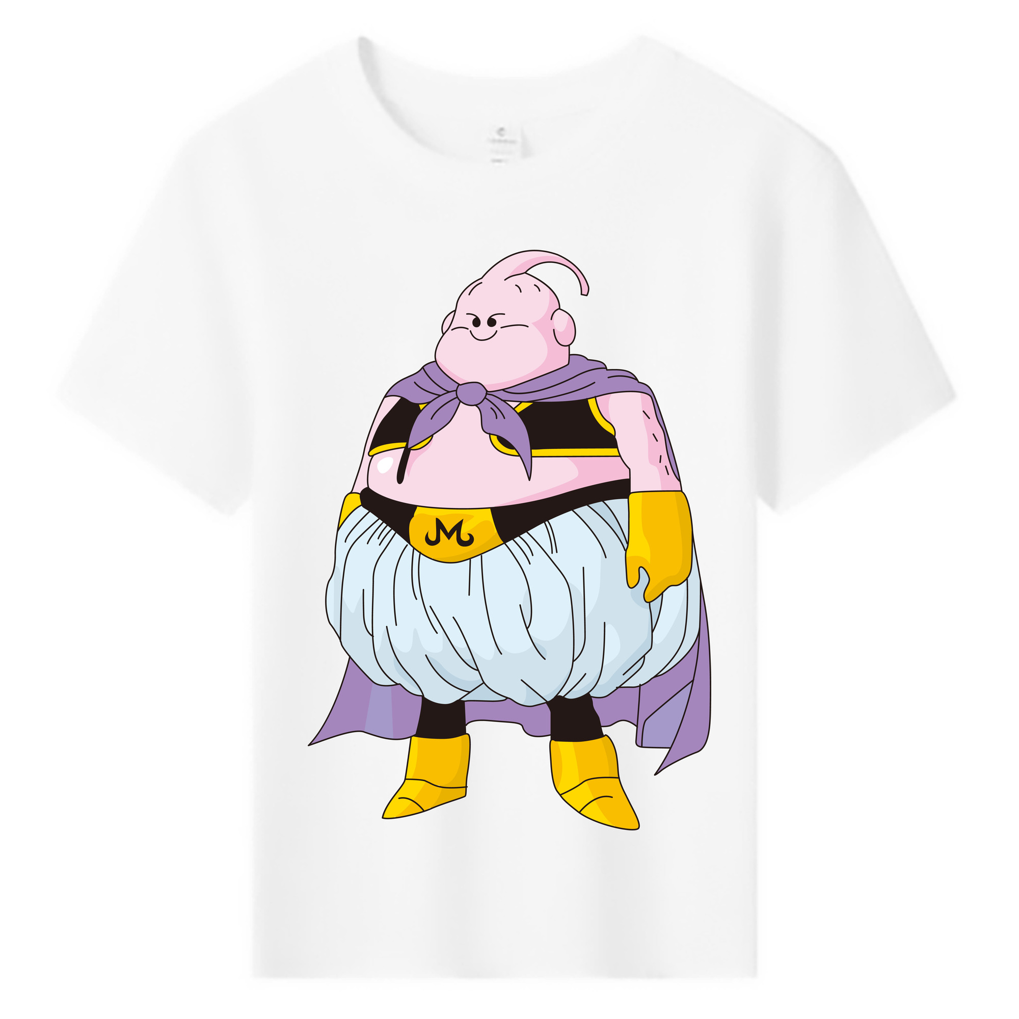 （画像用） ドラゴンボール 魔人ブウ DRAGON BALL Majin Buu 綿100％キッズTシャツ（フロントプリント）