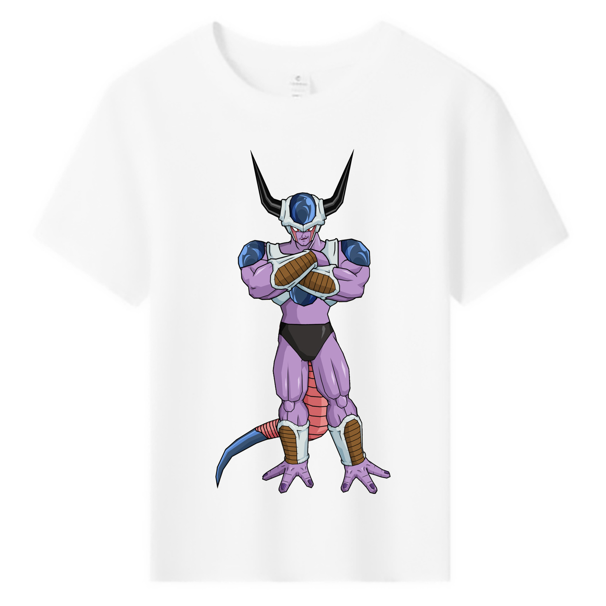 （画像用） ドラゴンボール フリーザ DRAGON BALL Frieza 綿100％キッズTシャツ（フロントプリント）
