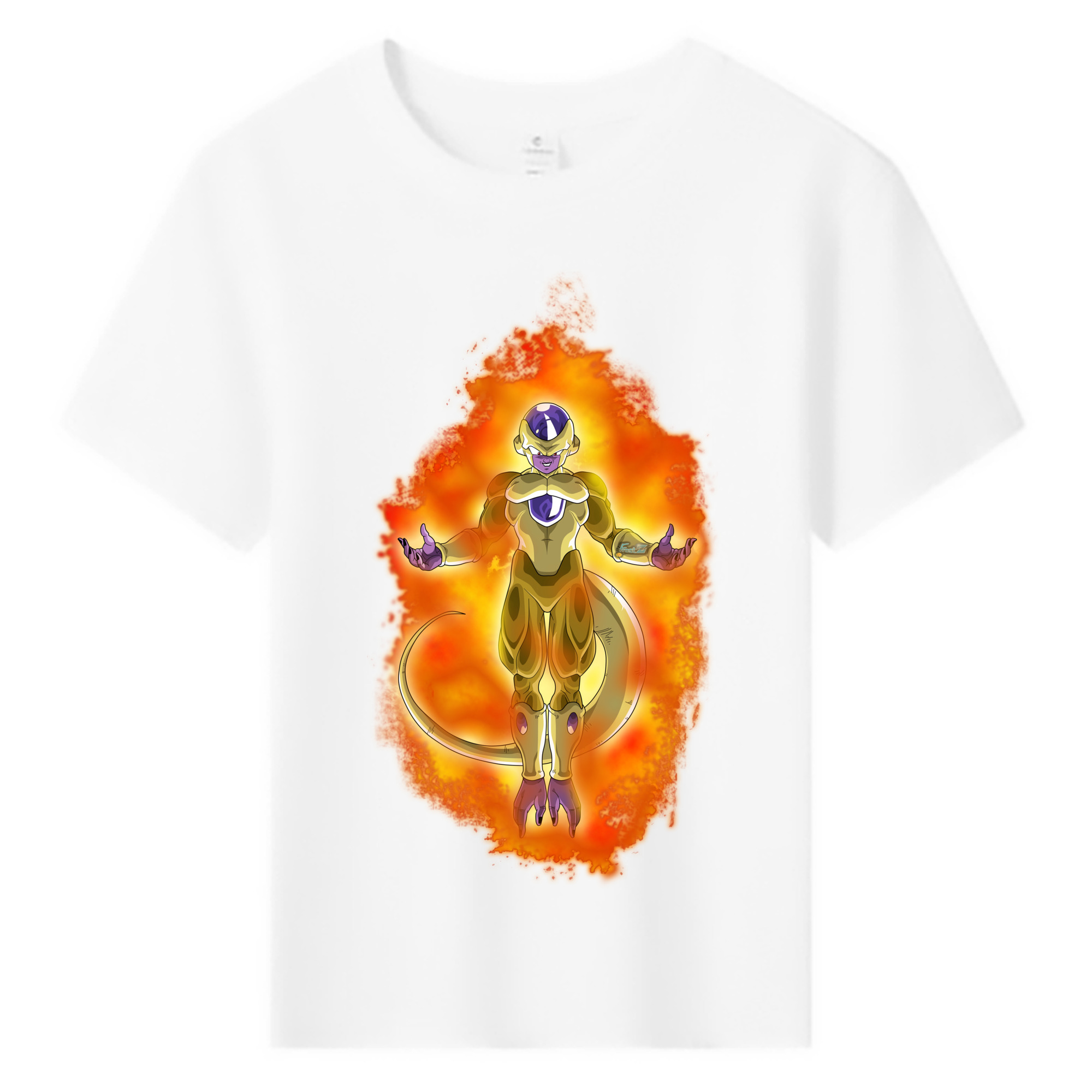 （画像用） ドラゴンボール フリーザ DRAGON BALL Frieza 綿100％キッズTシャツ（フロントプリント）