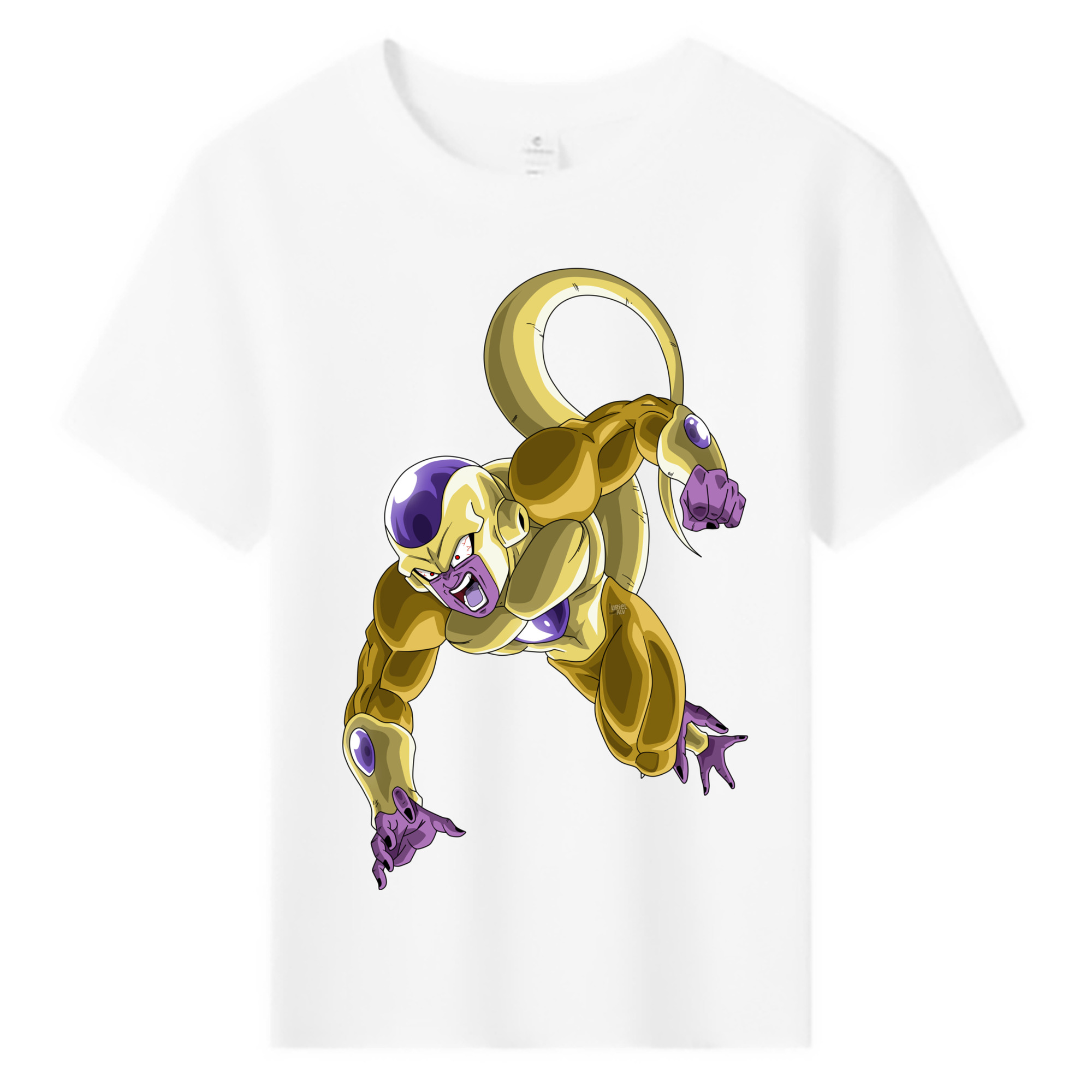 （画像用） ドラゴンボール フリーザ DRAGON BALL Frieza 綿100％キッズTシャツ（フロントプリント）