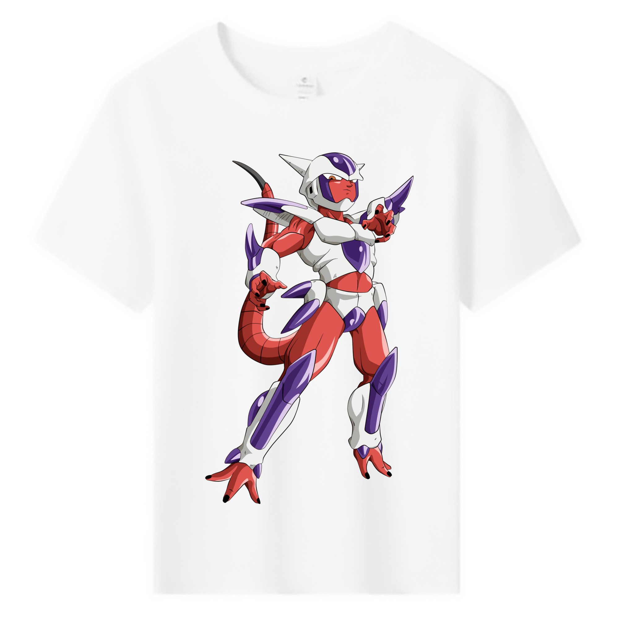 （画像用） ドラゴンボール フリーザ DRAGON BALL Frieza 綿100％キッズTシャツ（フロントプリント）