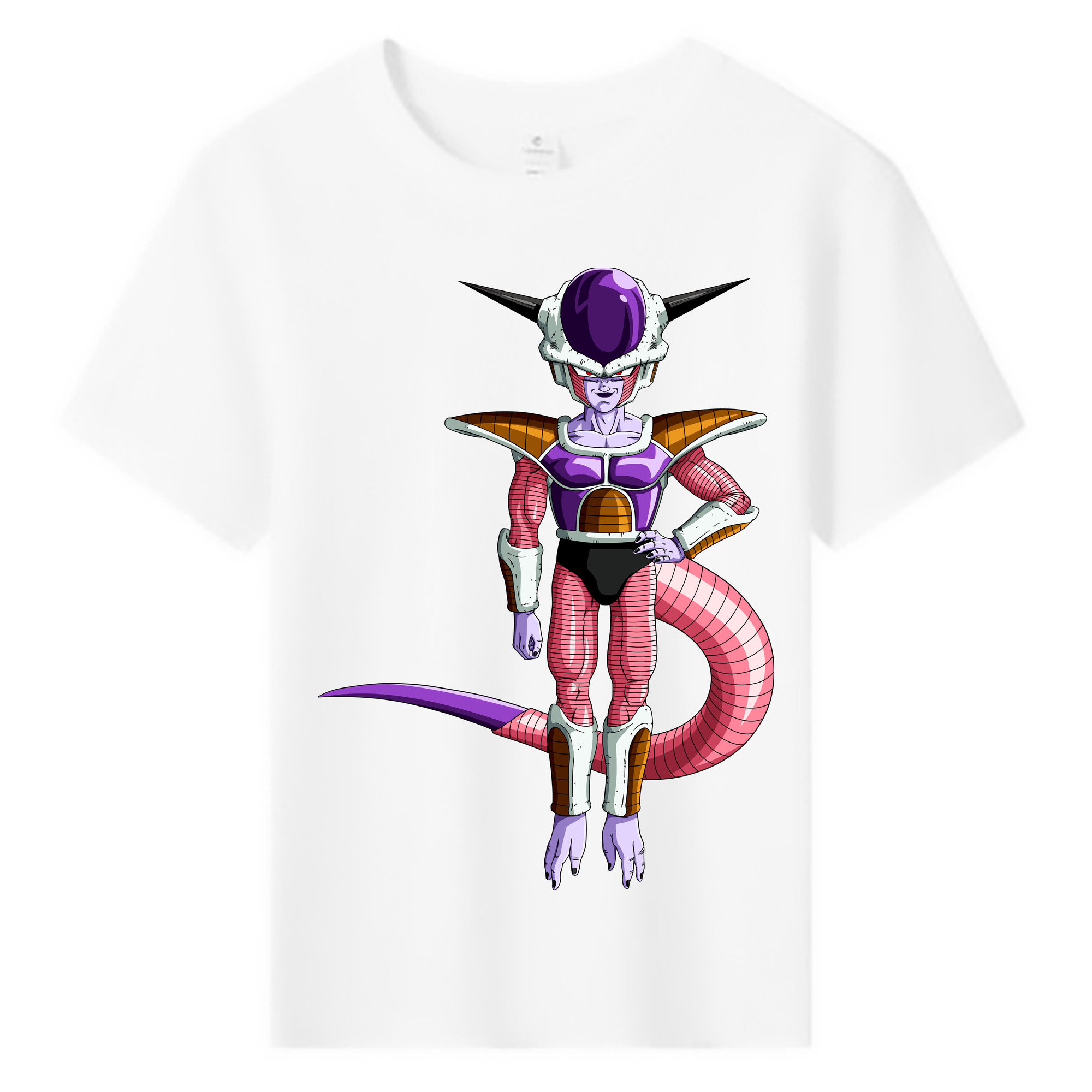 （画像用） ドラゴンボール フリーザ DRAGON BALL Frieza 綿100％キッズTシャツ（フロントプリント）